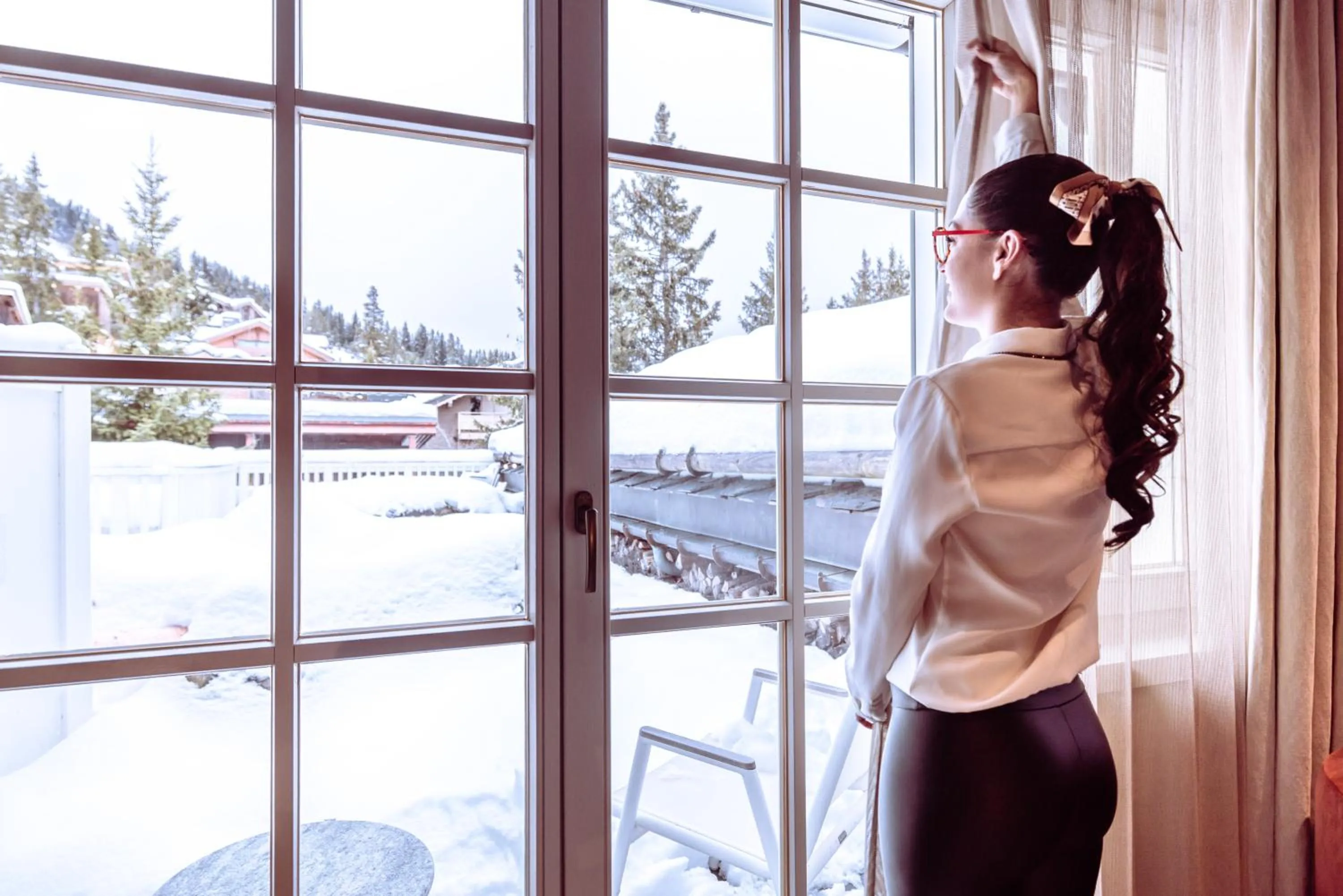 View (from property/room) in Hotel Le Chabichou