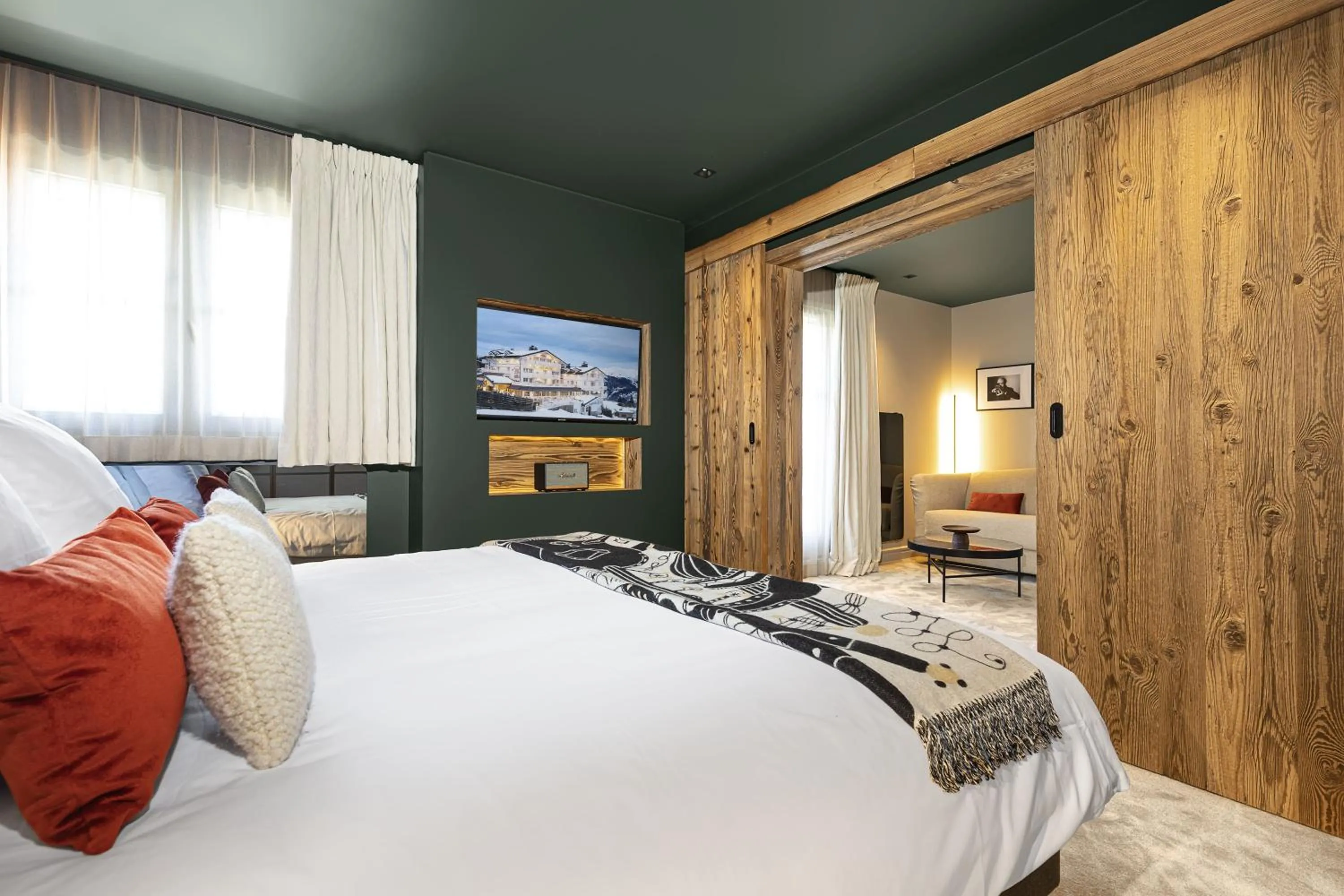 Photo of the whole room, Bed in Hotel Le Chabichou