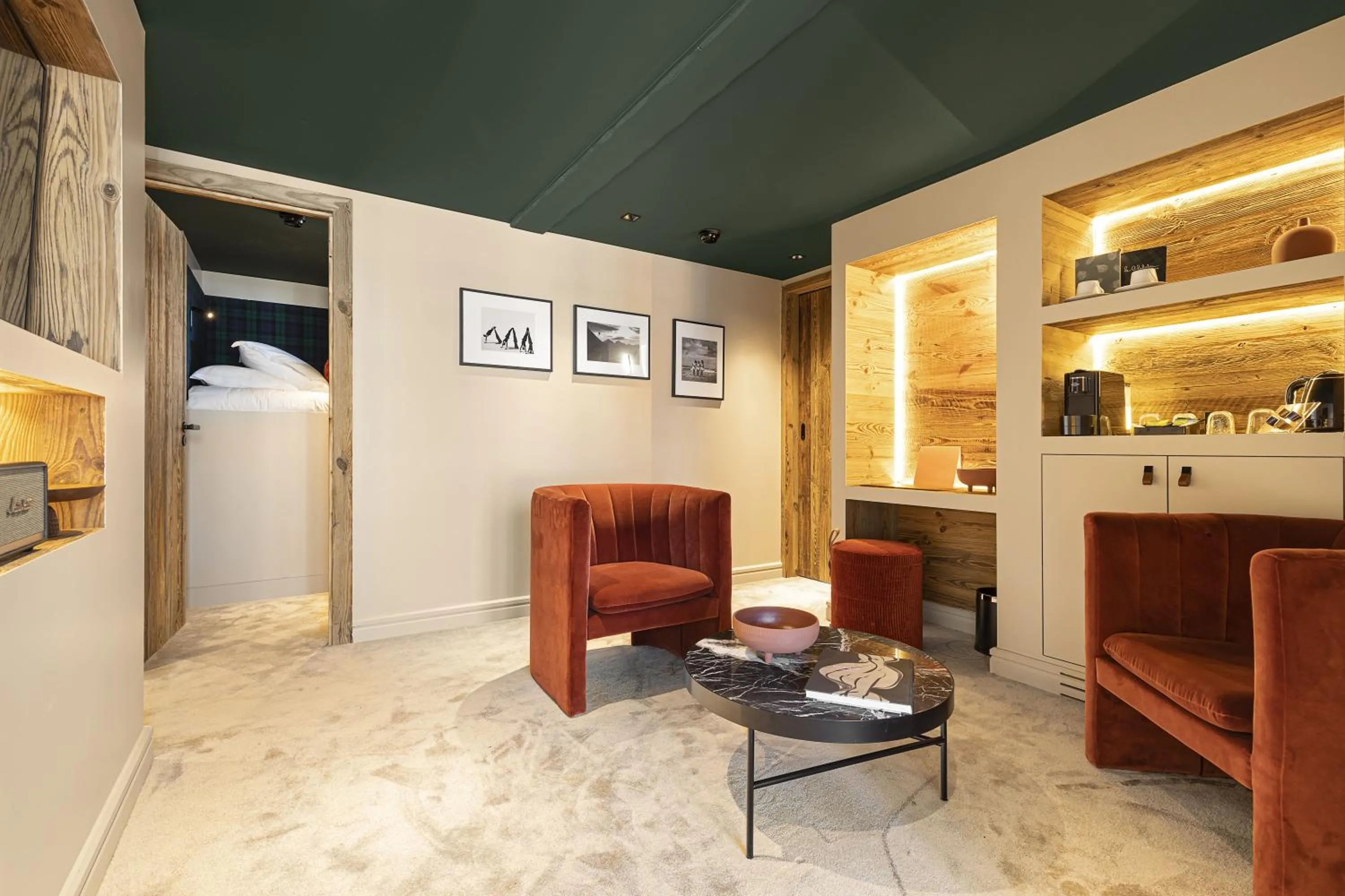 Living room in Hotel Le Chabichou