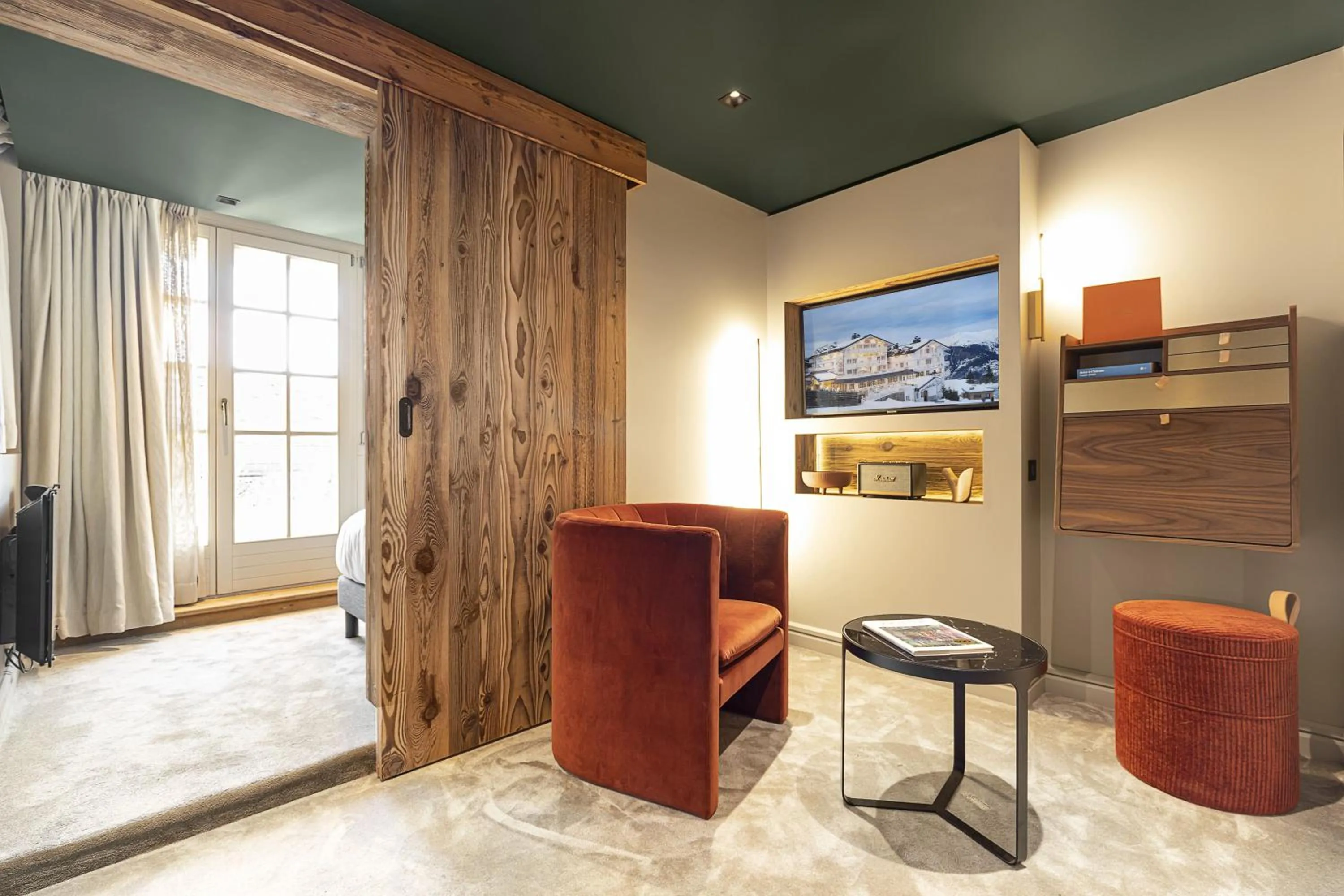 Living room in Hotel Le Chabichou