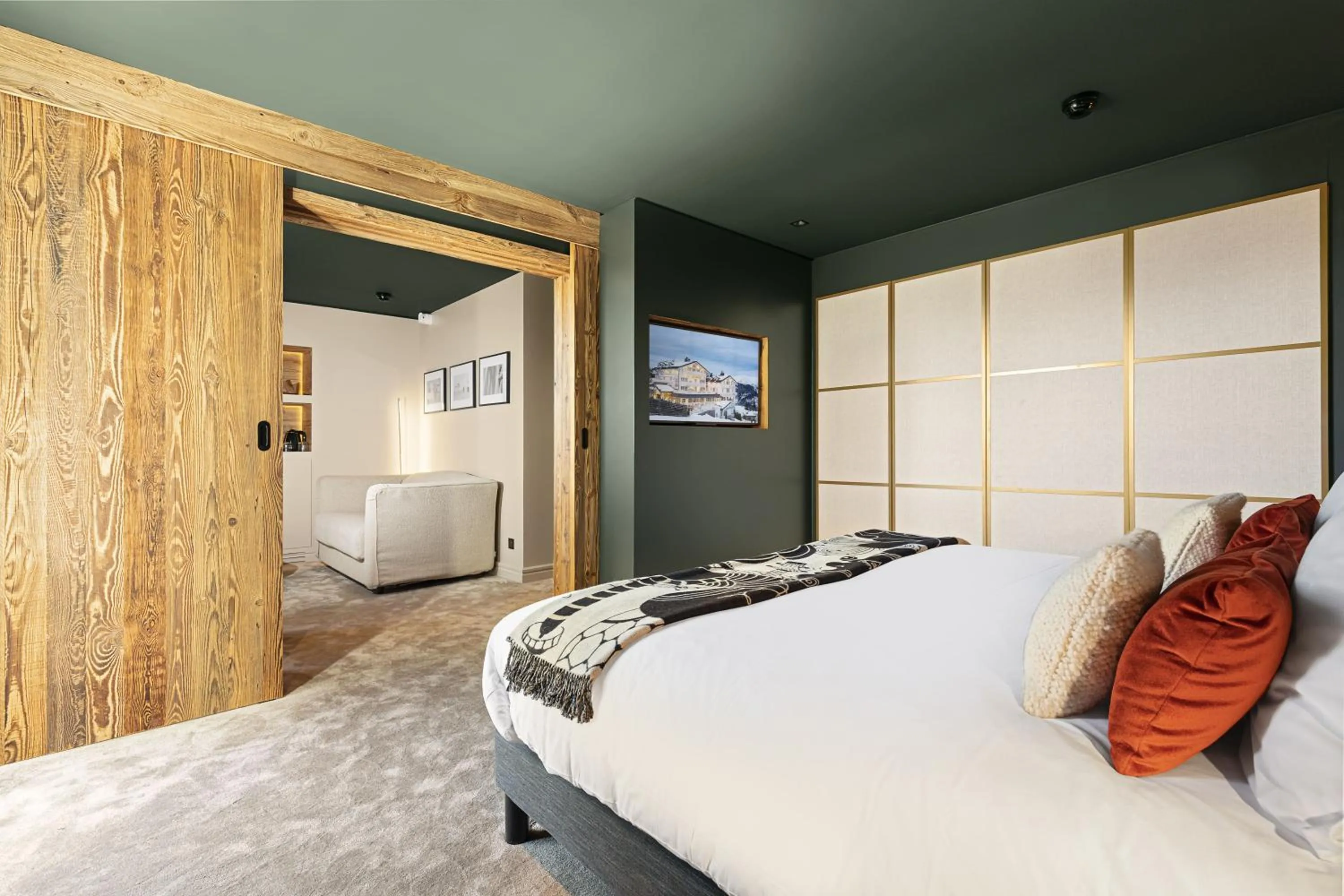 Photo of the whole room, Bed in Hotel Le Chabichou