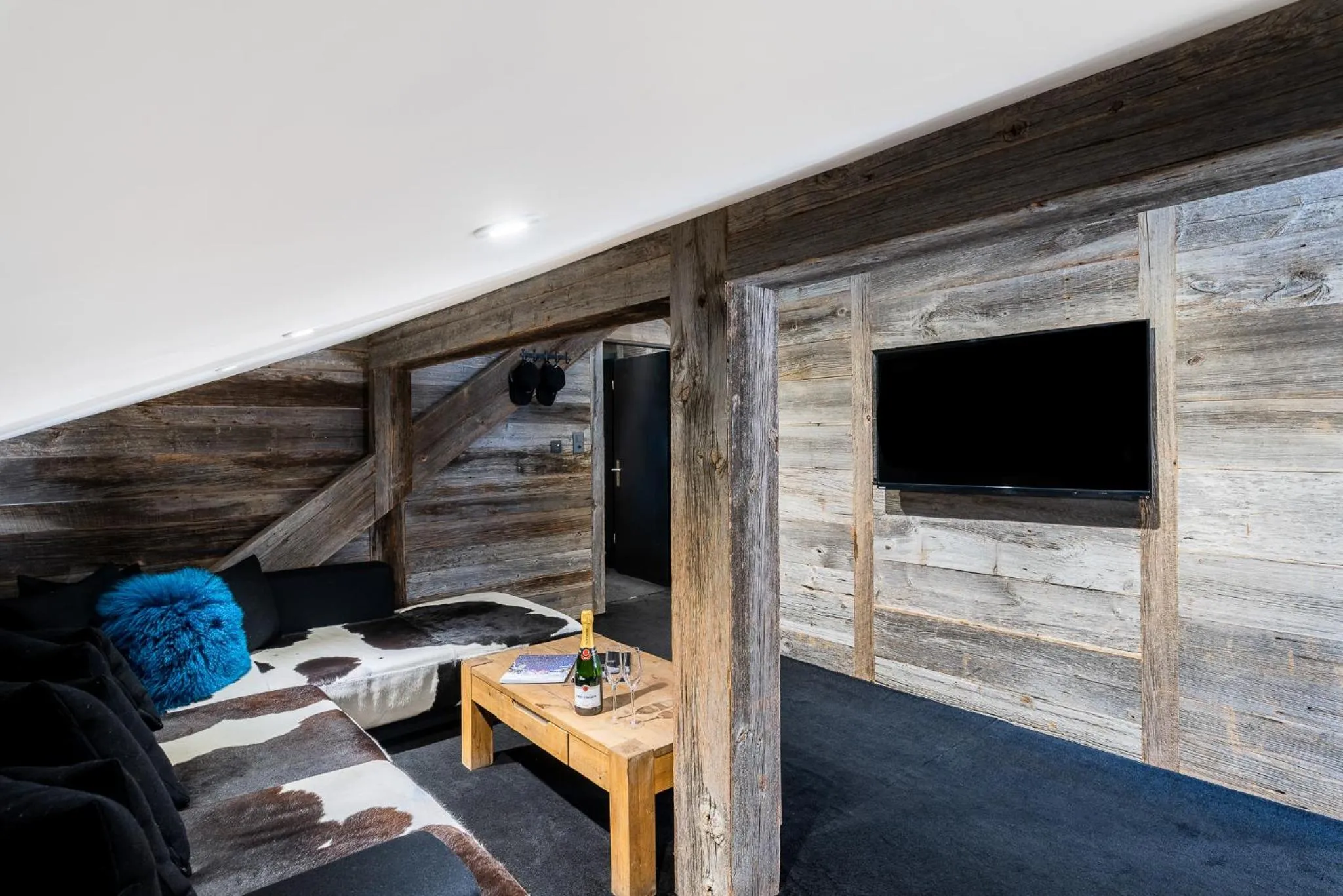 Seating area in Hotel Farinet