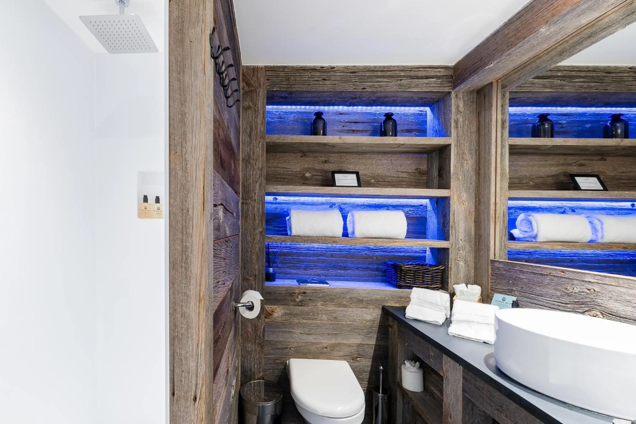 Toilet, Bed in Hotel Farinet