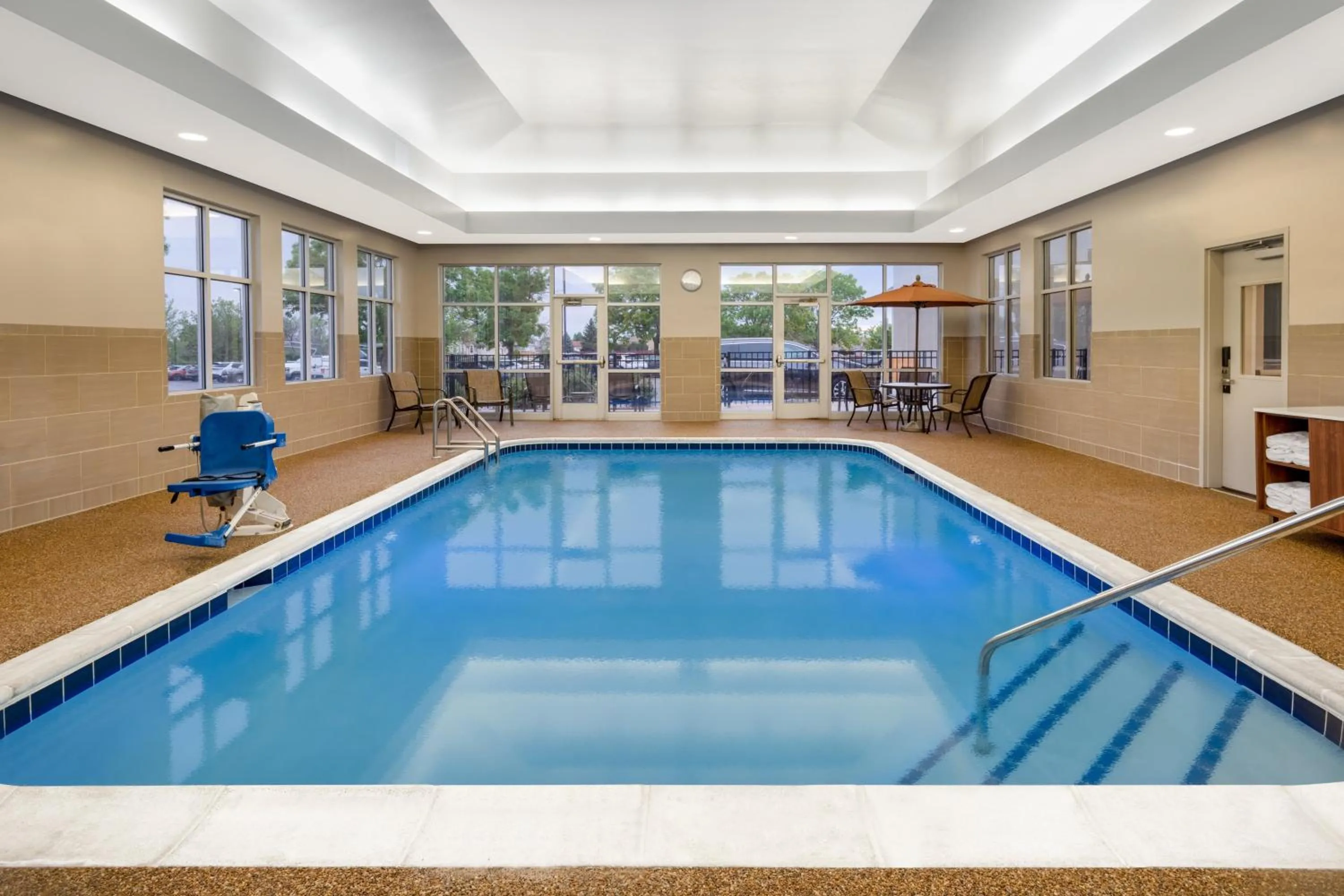 Swimming pool in Holiday Inn Express & Suites Colorado Springs-Airport by IHG