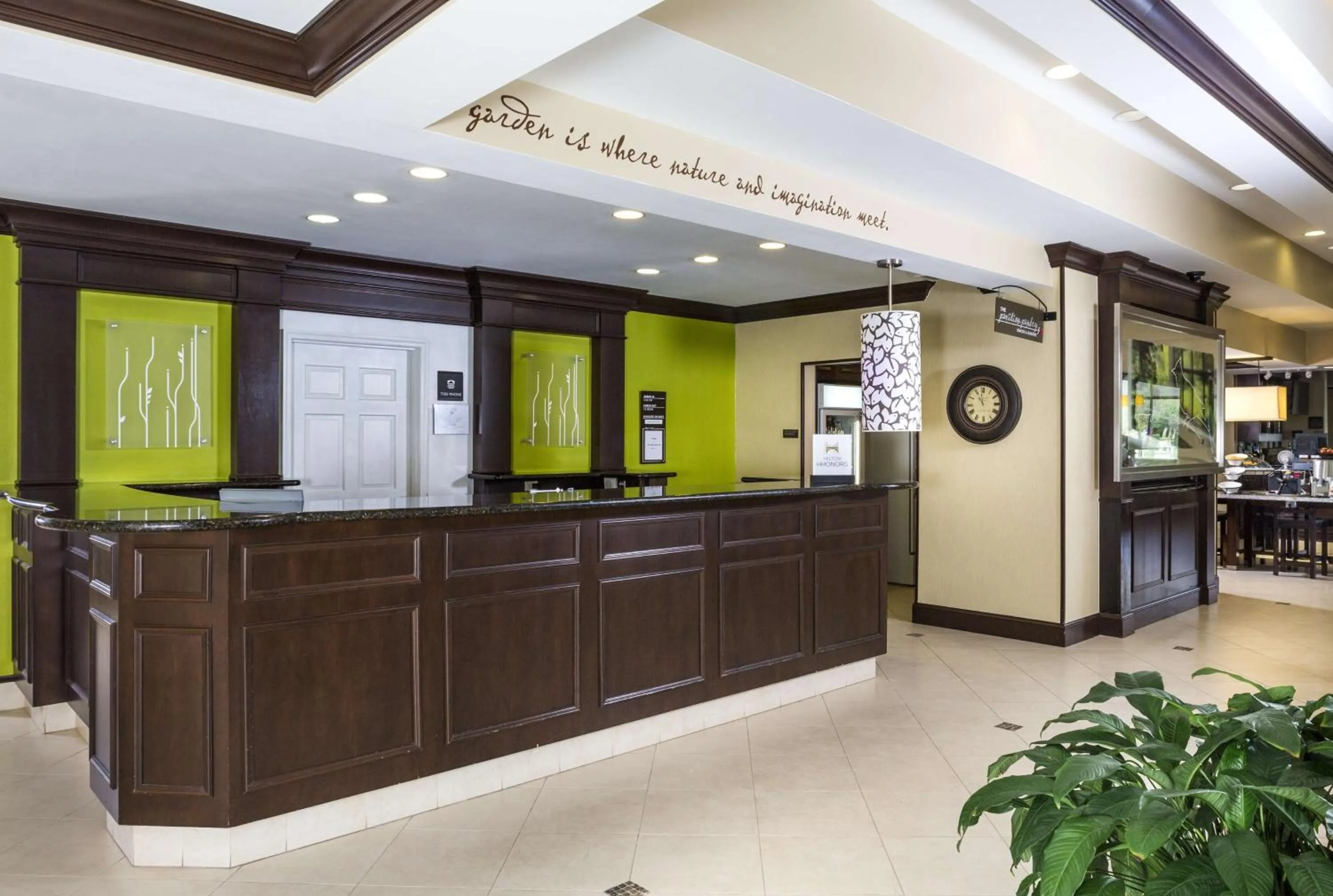 Lobby or reception in Hilton Garden Inn Hampton Coliseum Central
