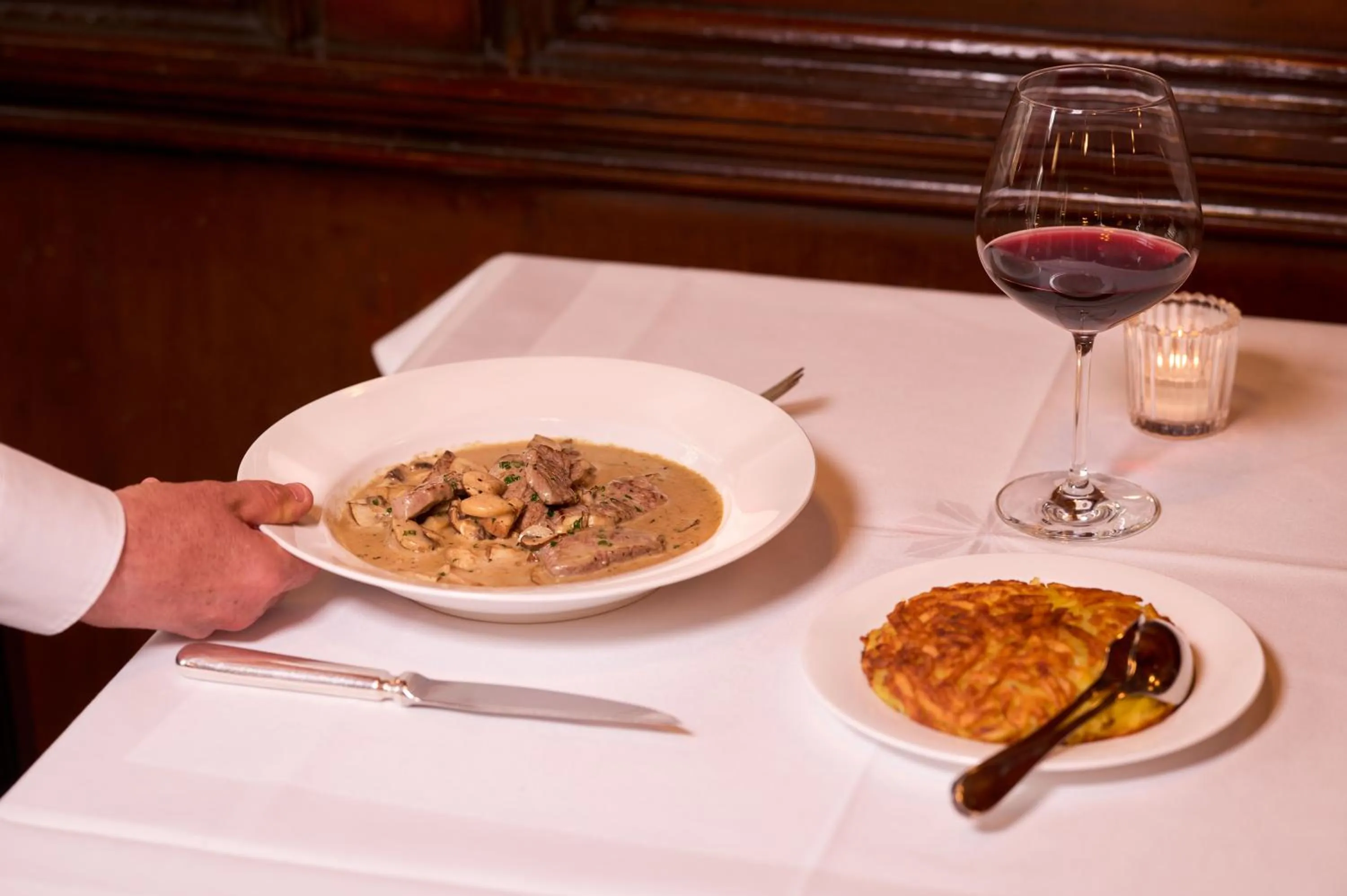 Restaurant/places to eat in Boutique Hotel Kindli