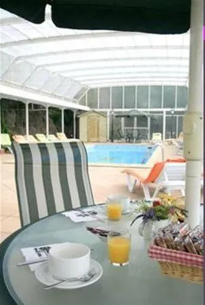 Swimming pool in Logis Cosy - Hôtel Le Moulin Neuf - Chantonnay