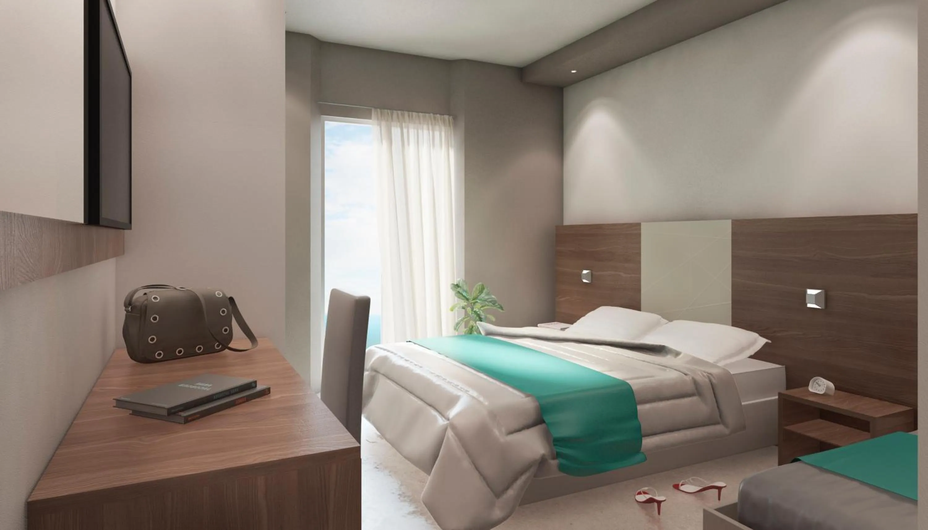 Shower in Hotel Romantico