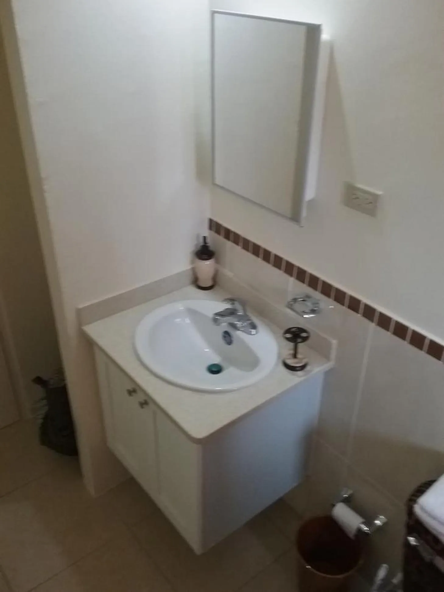 Bathroom in Cheerful 2-Bedroom Home in Falmouth Garden