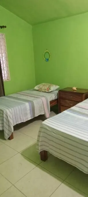 Bedroom, Bed in Cheerful 2-Bedroom Home in Falmouth Garden