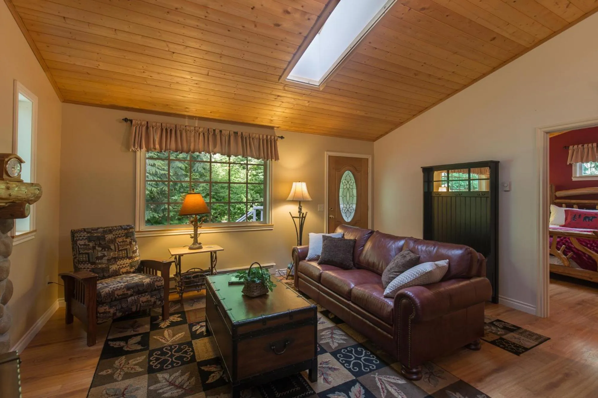 Living room in A Hidden Haven Cottages