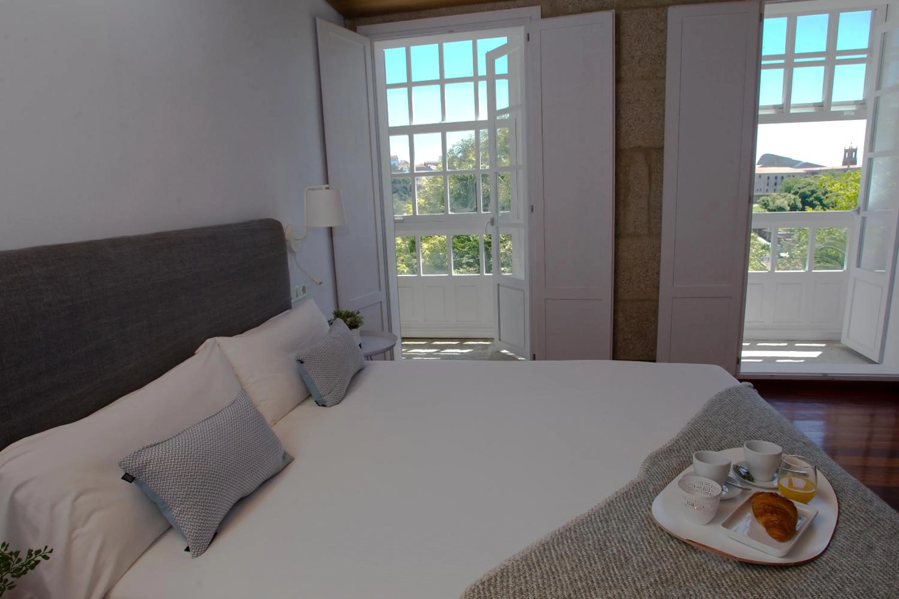 Bedroom, Bed in Pensión O Xardin de Julia