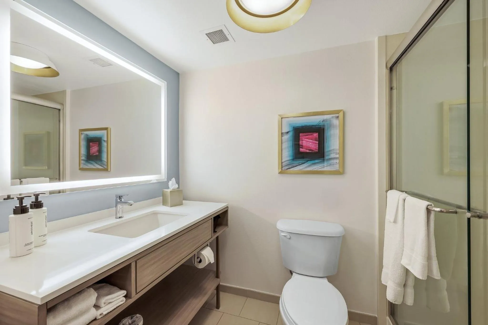Bathroom in Crowne Plaza Ft Myers Gulf Coast by IHG