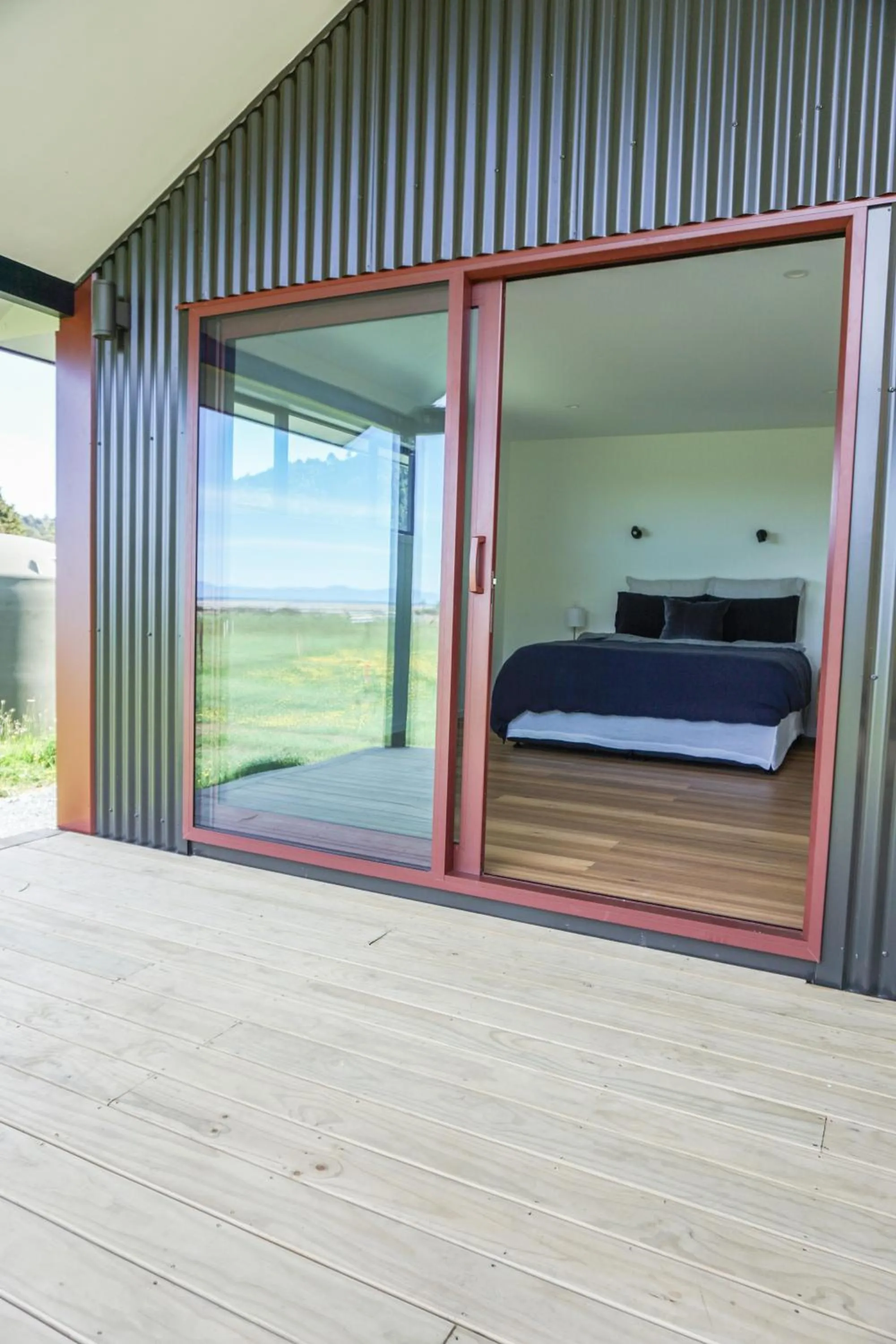 Bedroom, Bed in The Barn Cabins & Camp
