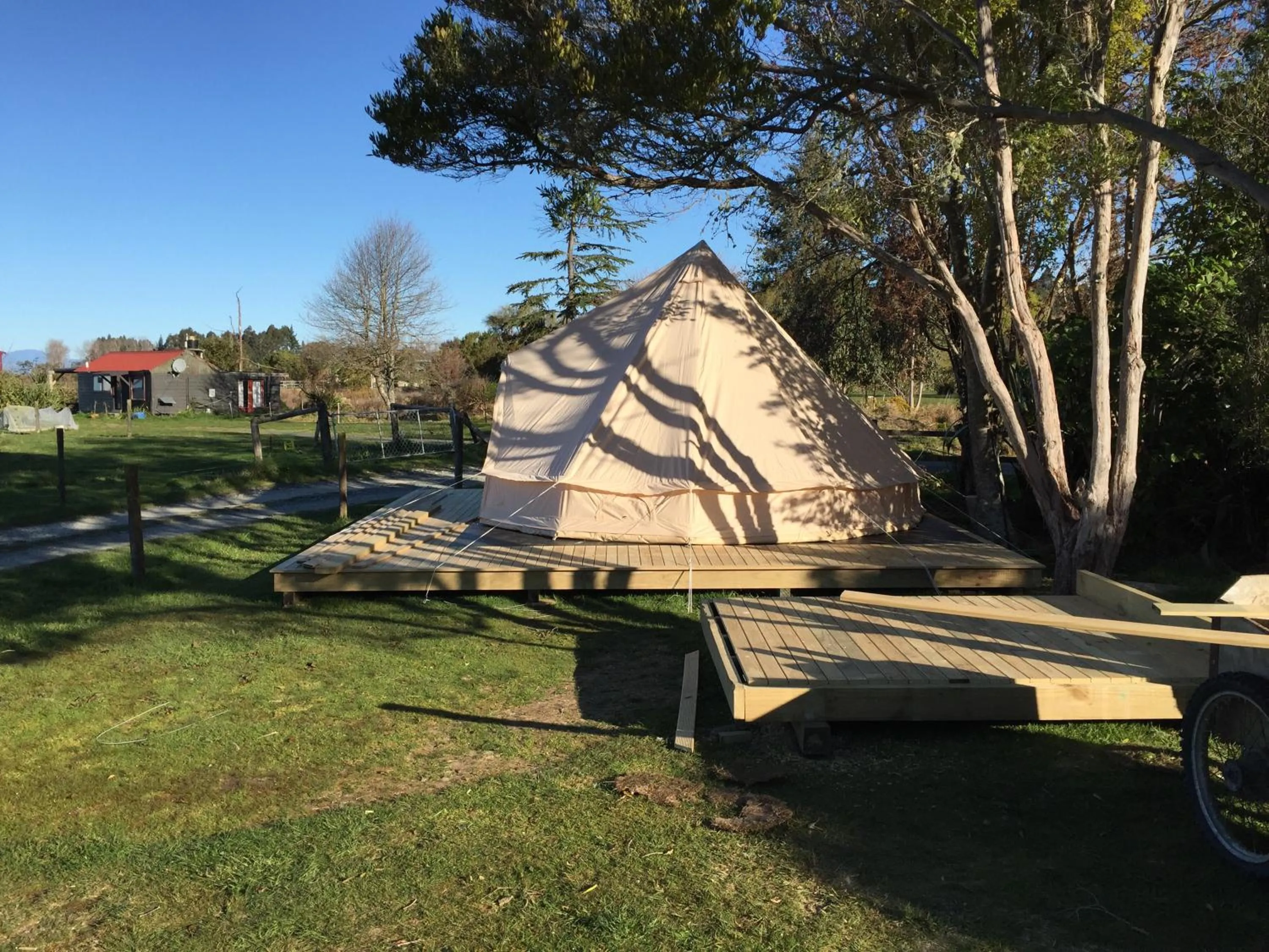 Garden in The Barn Cabins & Camp