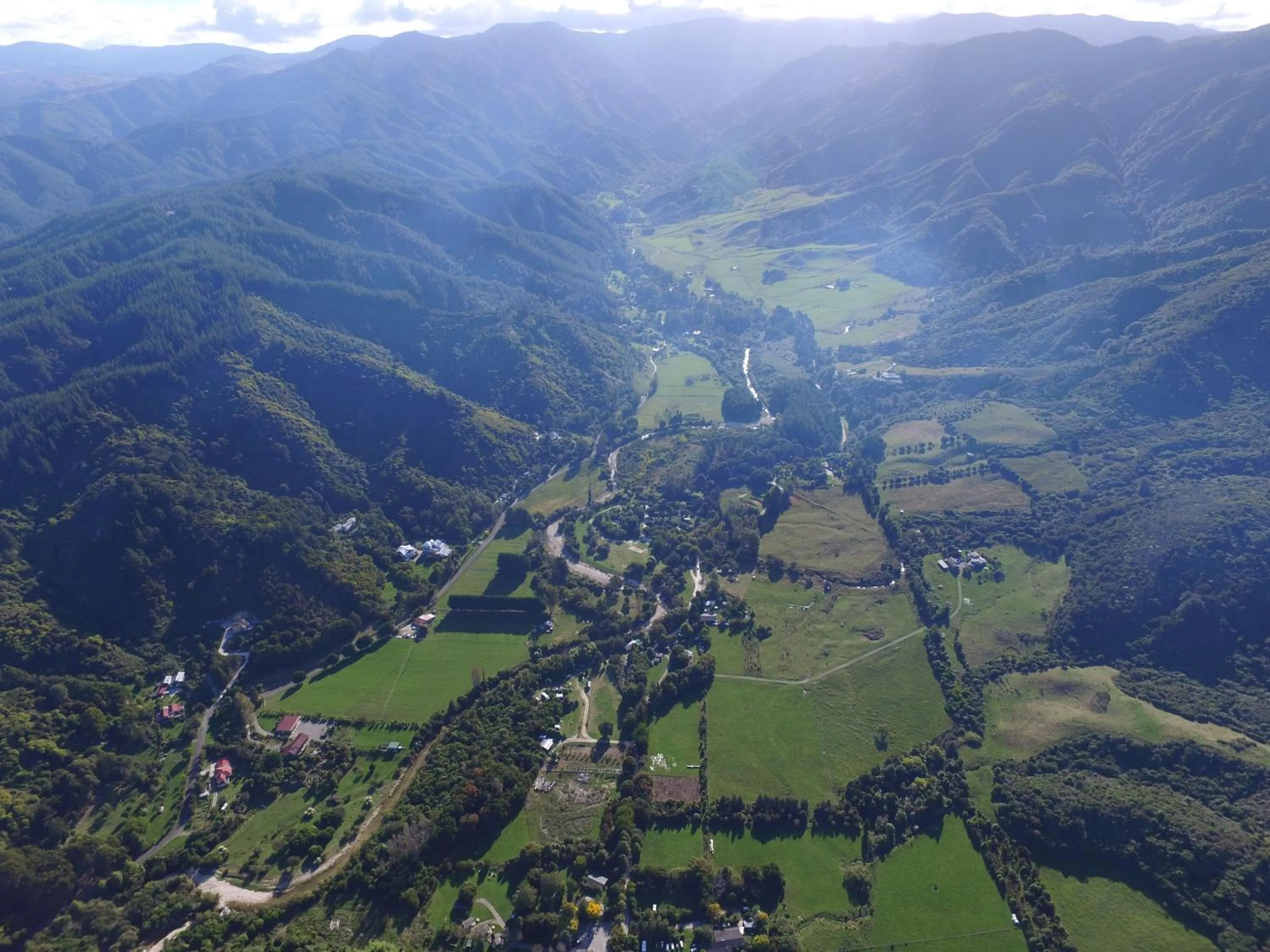 Bird's eye view in The Barn Cabins & Camp