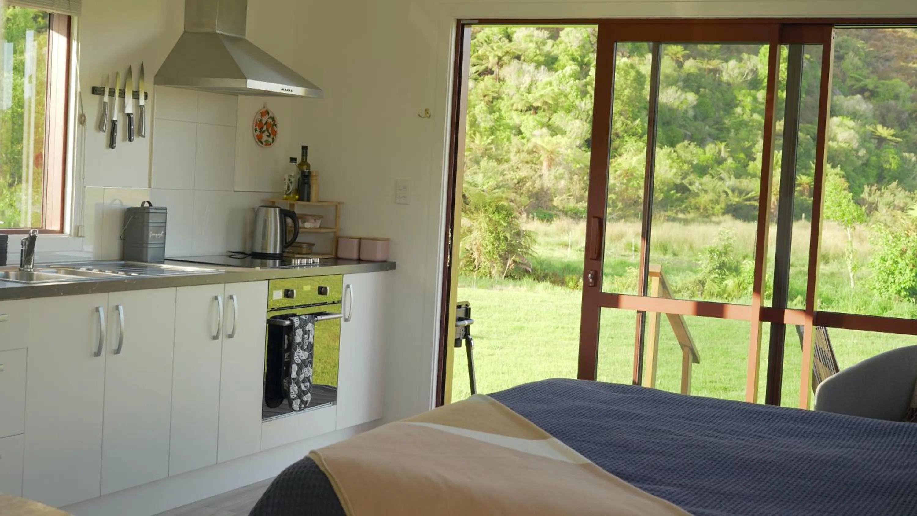 Bedroom in The Barn Cabins & Camp