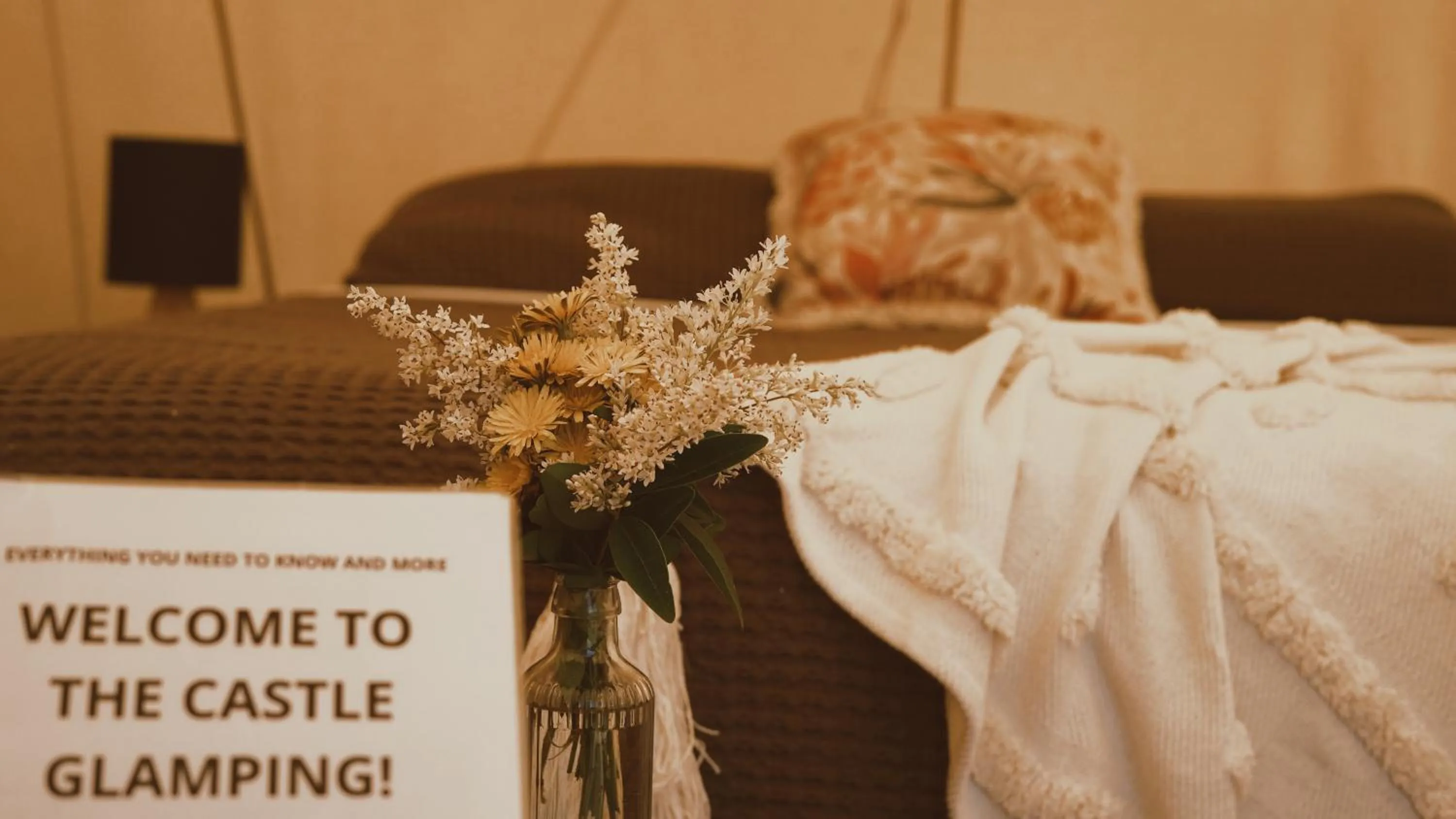Bedroom in The Barn Cabins & Camp
