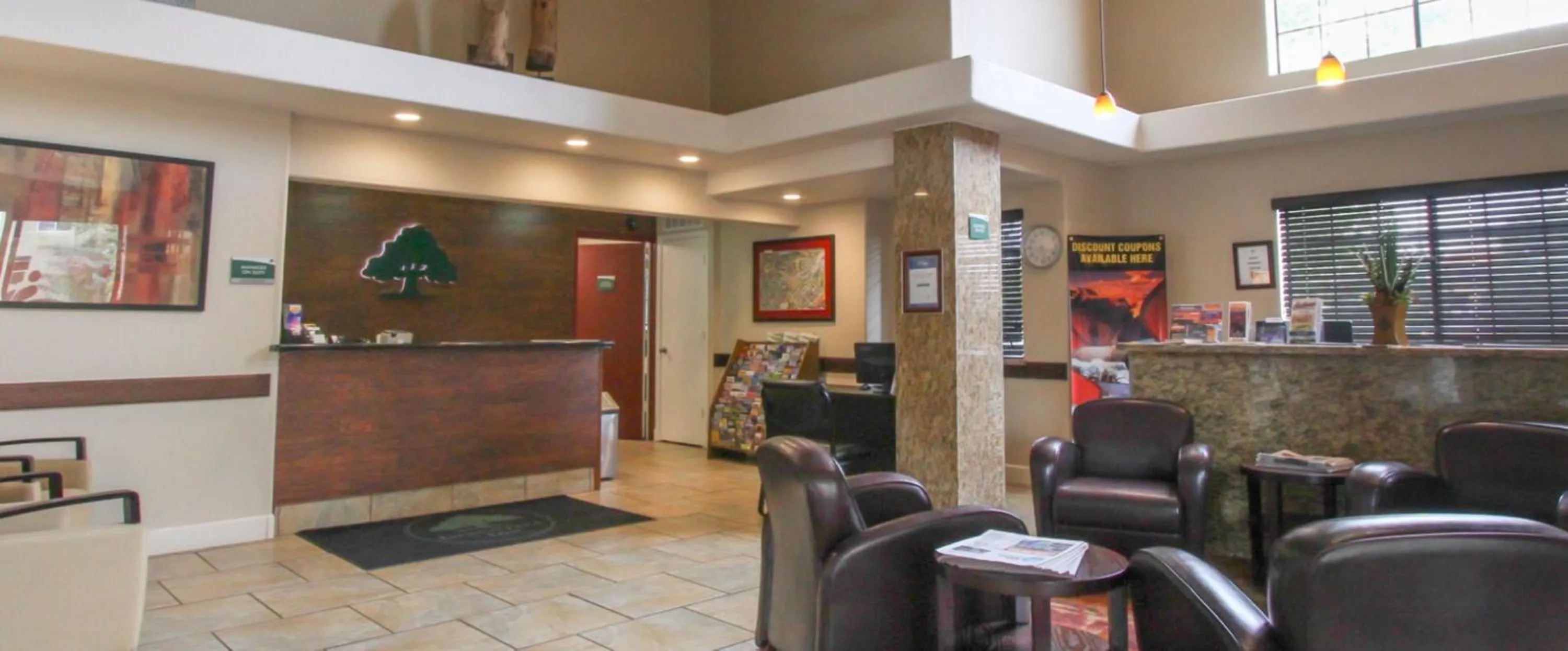 Lobby or reception in GreenTree Inn Flagstaff