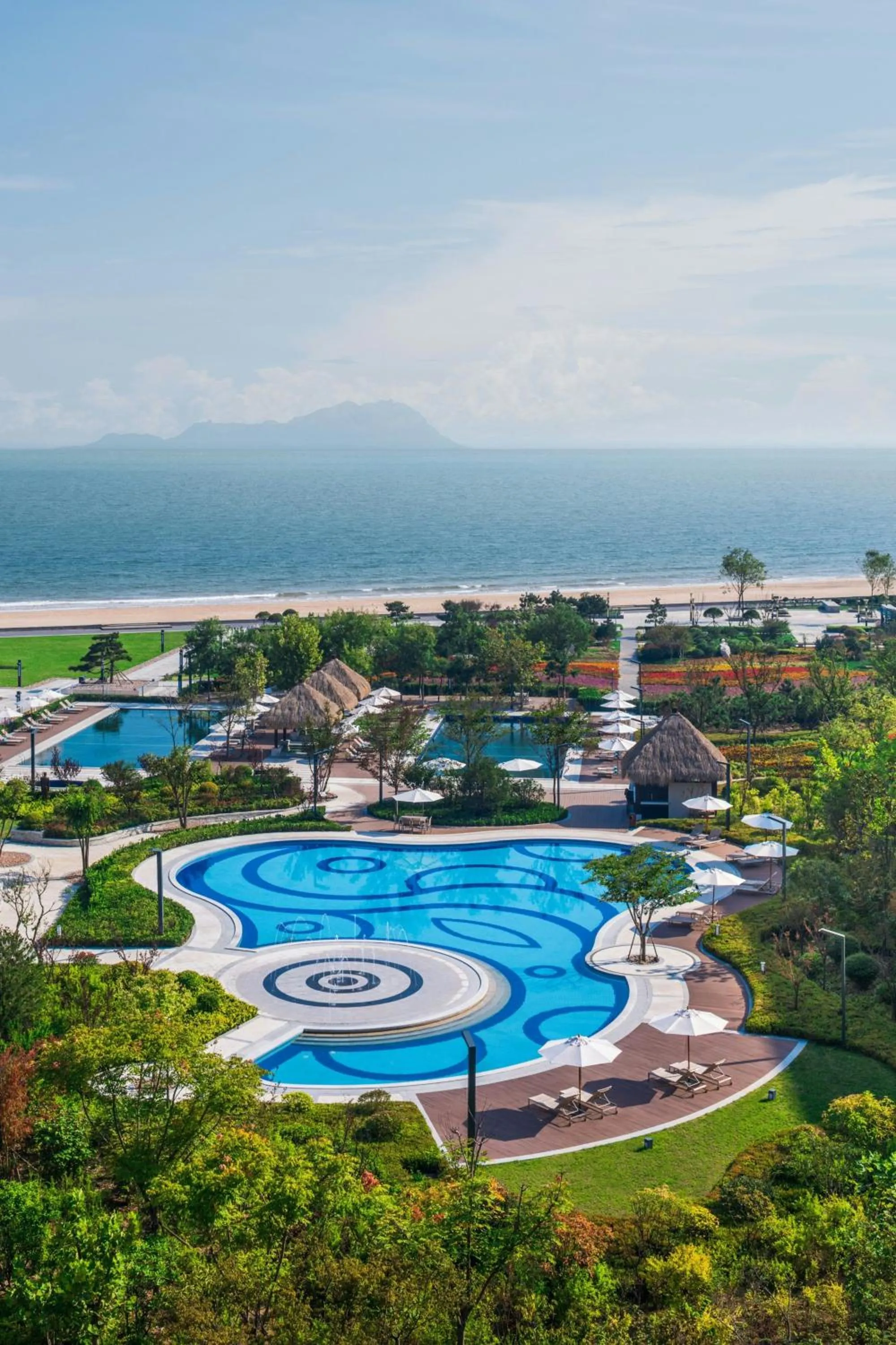 Swimming pool in Le Meridien Qingdao West Coast