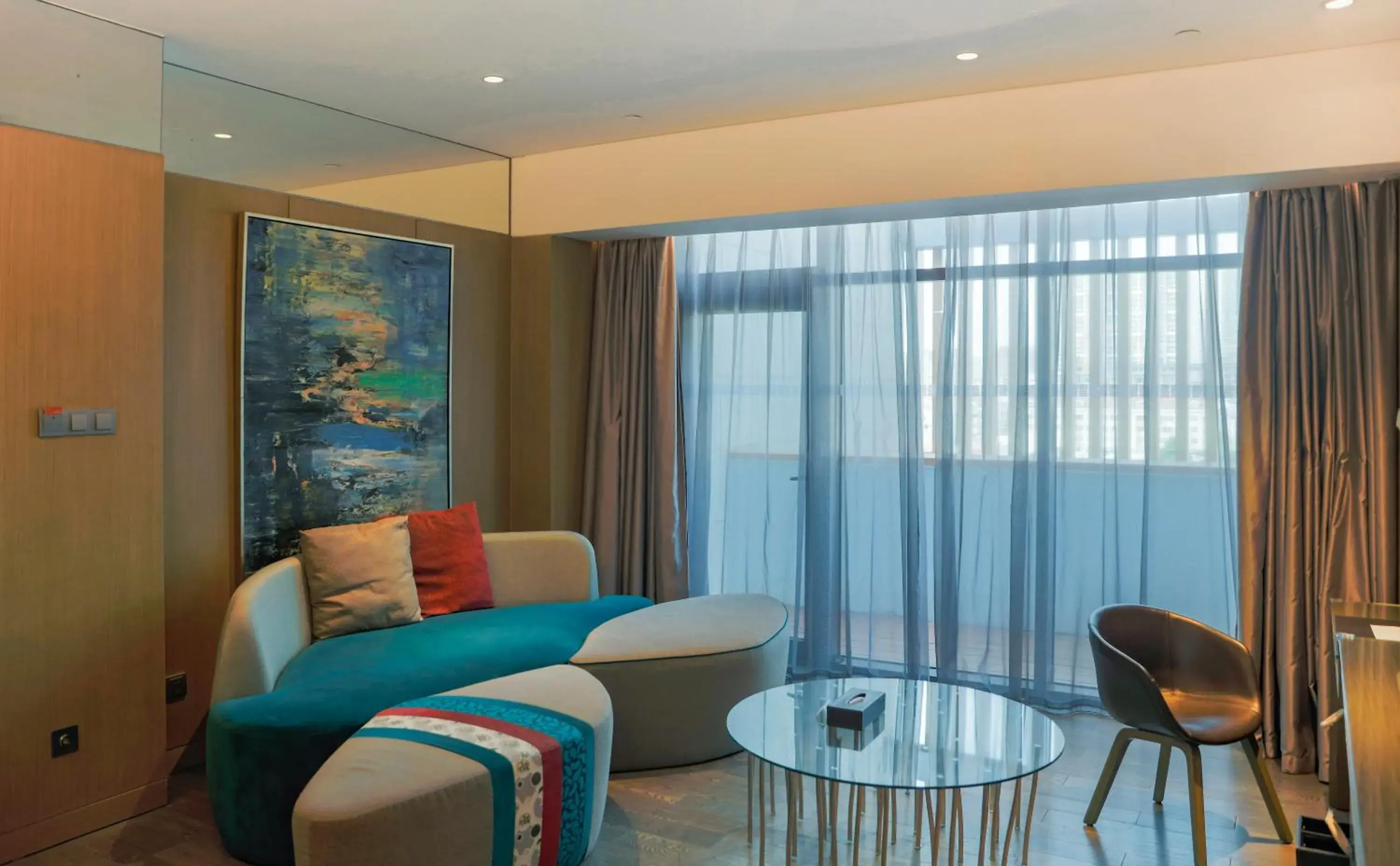 King Bed Seaview Suite, 1 Bedroom Suite, 1 King, Ocean view, Balcony in Le Meridien Qingdao West Coast King Bed Seaview Suite, 1 Bedroom Suite, 1 King, Ocean view, Balcony in Le Meridien Qingdao West Coast
