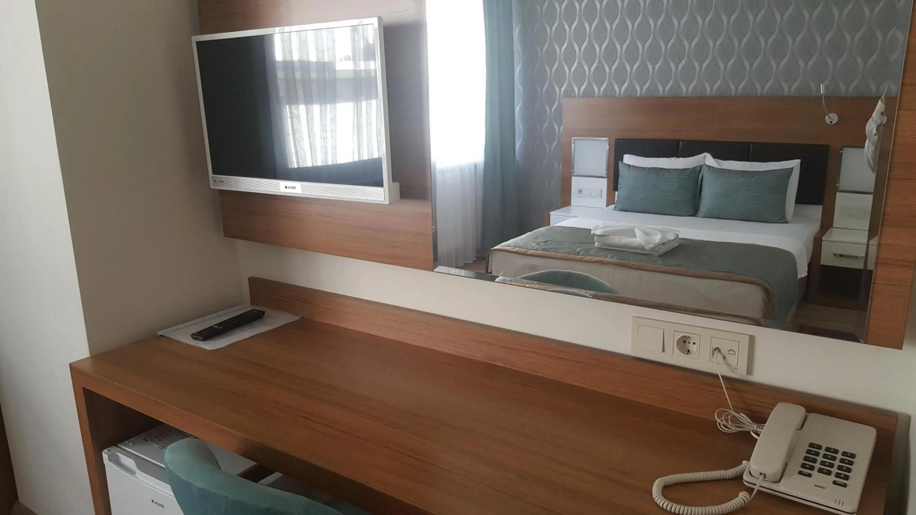 Bed in Hotel Kabacam Aydin