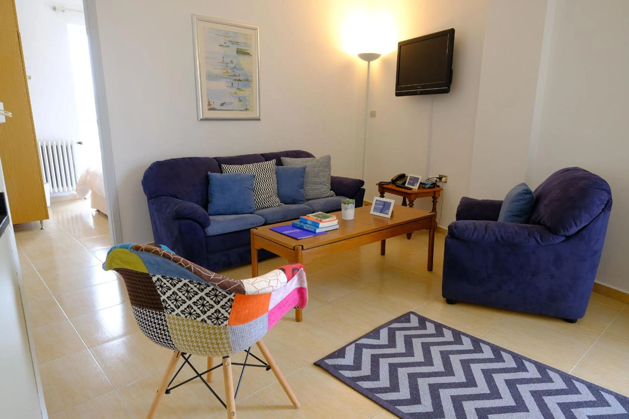 Seating area in Hotel Wakim