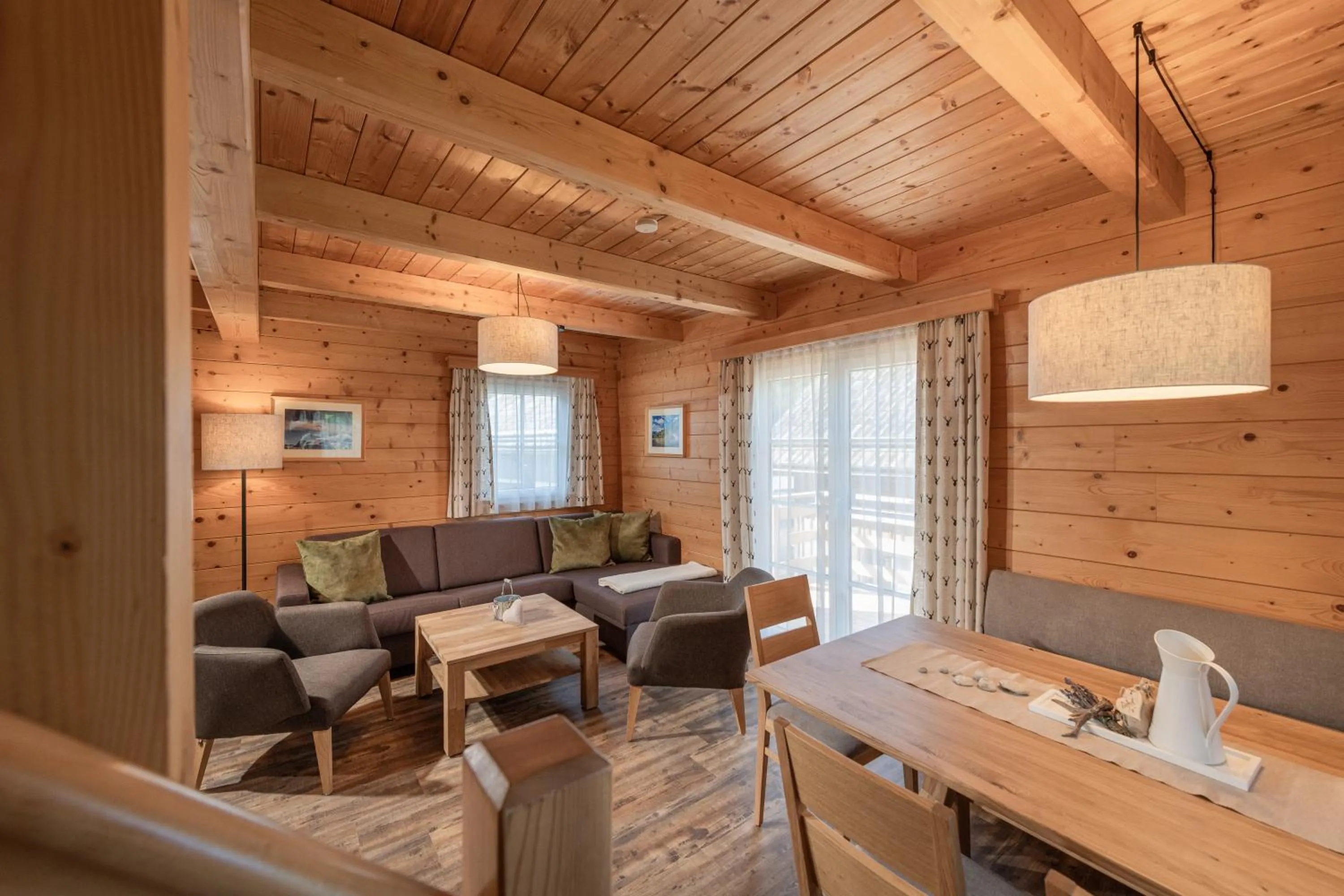 Living room in AlpenParks Hagan Lodge Altaussee