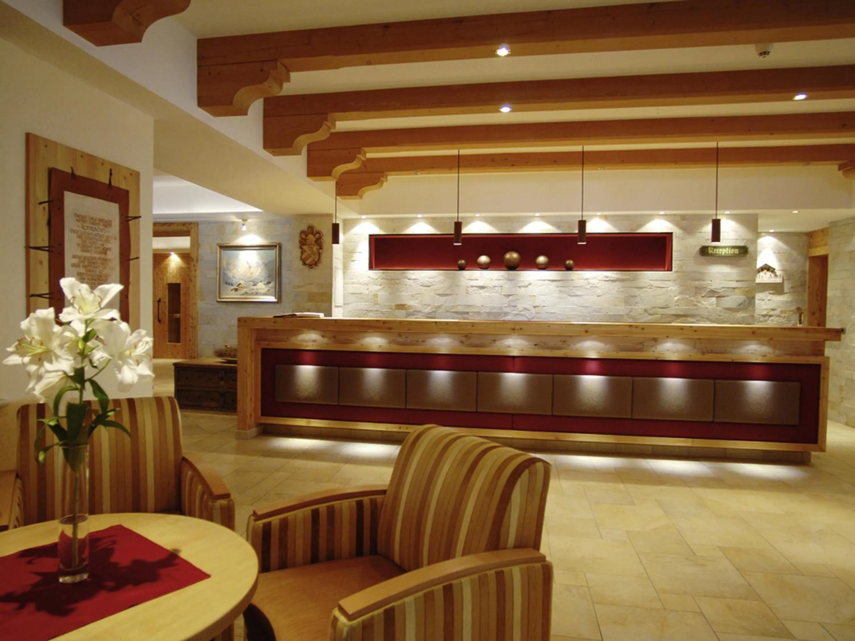 Lobby or reception in Hotel Konradin