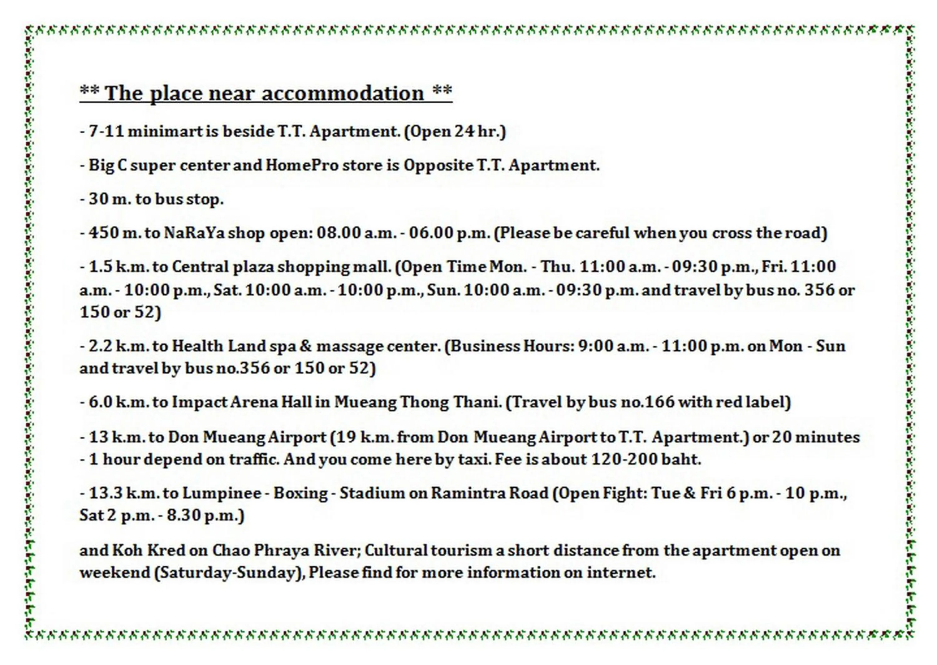 Off site in The Backpacker stn