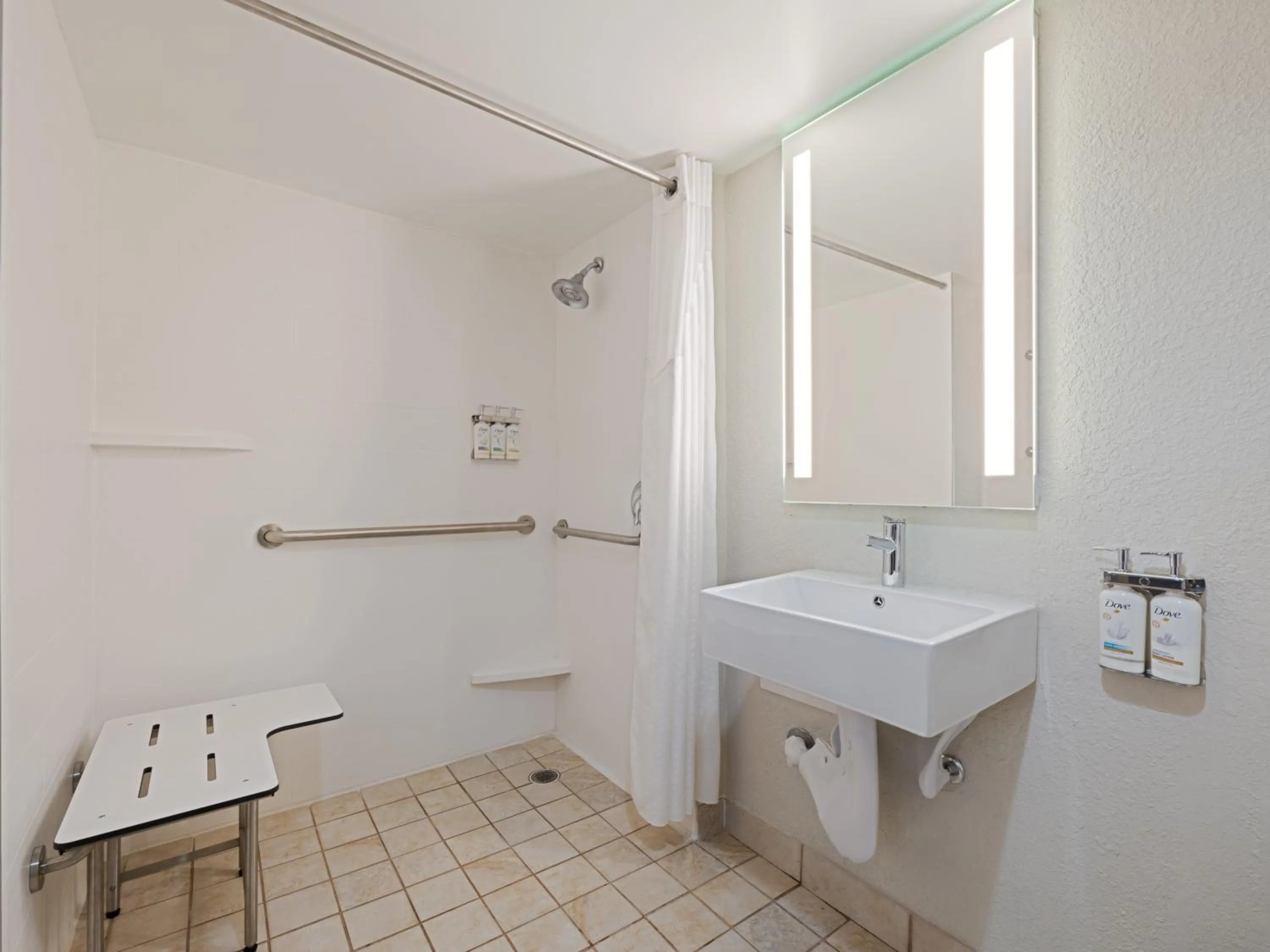 Shower in Holiday Inn Express Hotel & Suites Ft. Lauderdale-Plantation by IHG