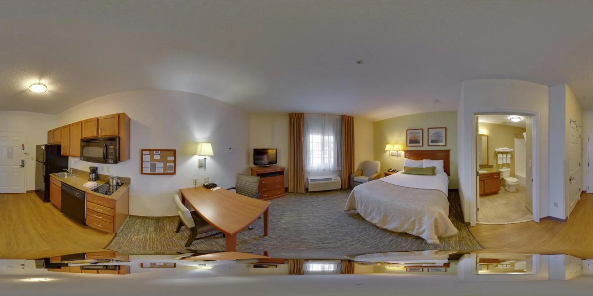 Photo of the whole room, Bed in Candlewood Suites Jacksonville East Merril Road by IHG