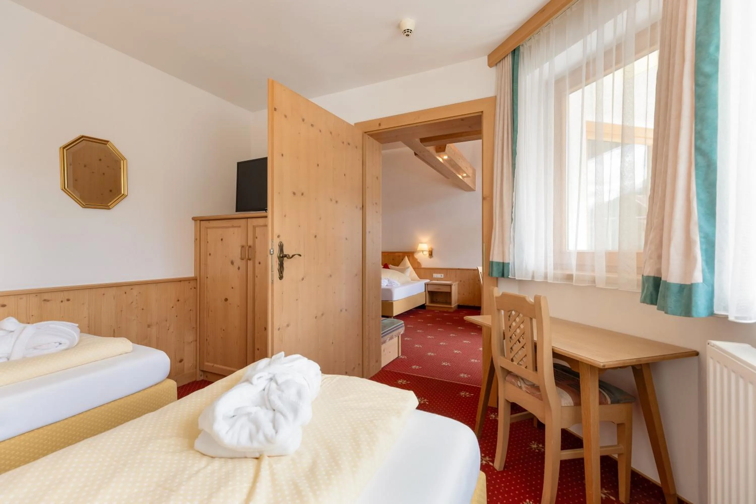 Bed in Hotel Pinzger Tux