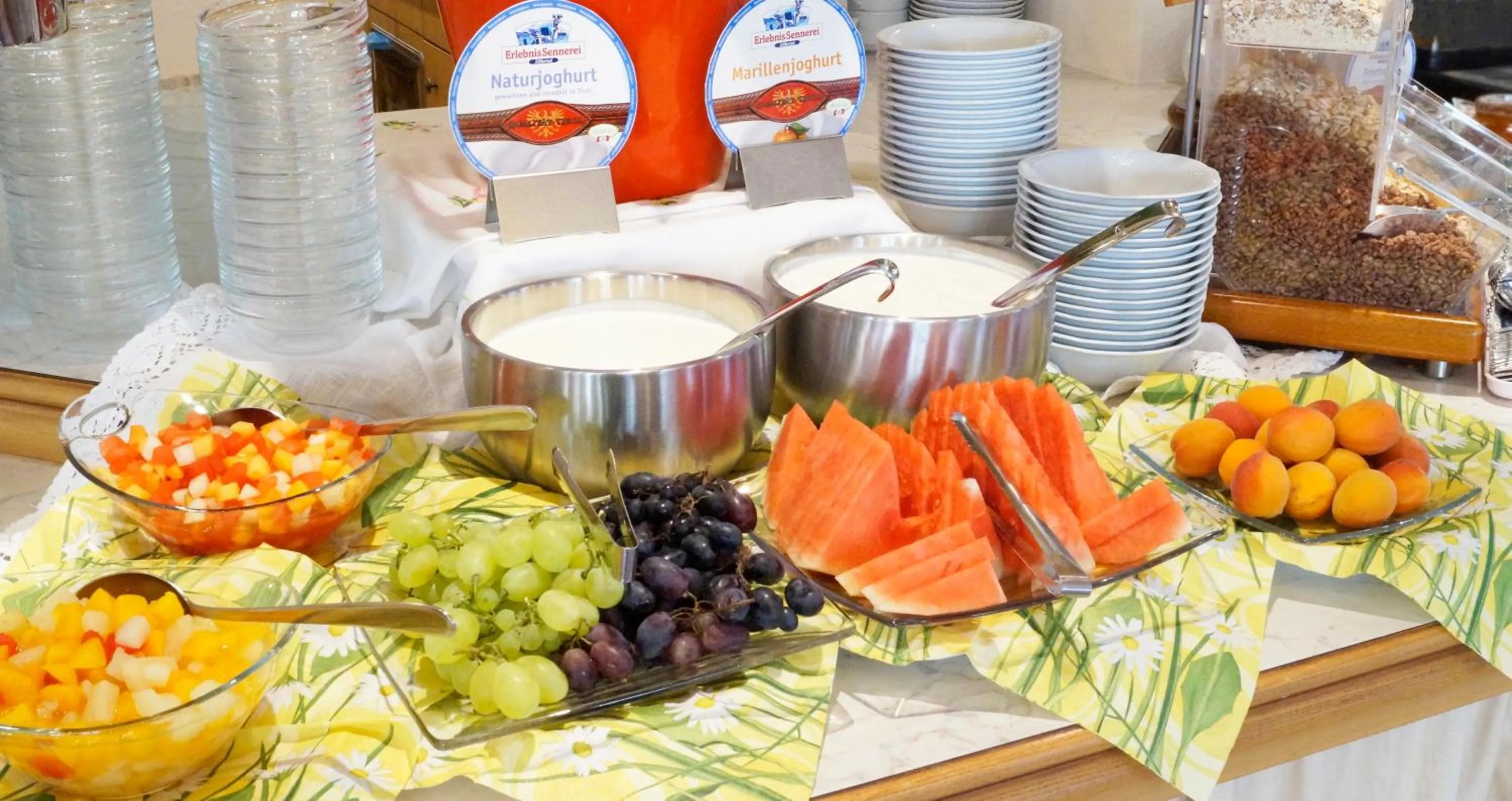 Food and drinks in Hotel Pinzger Tux