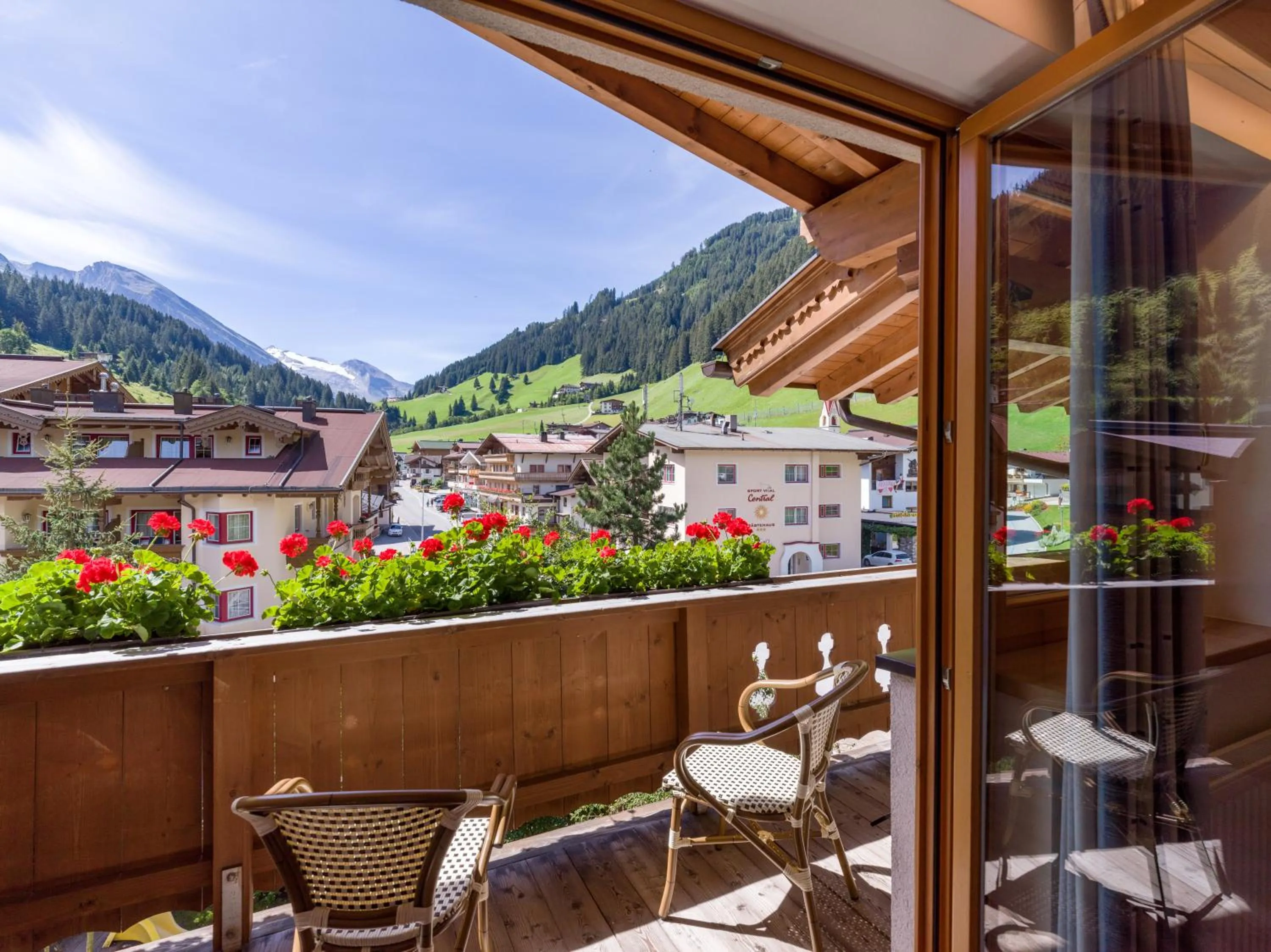 View (from property/room) in Hotel Pinzger Tux