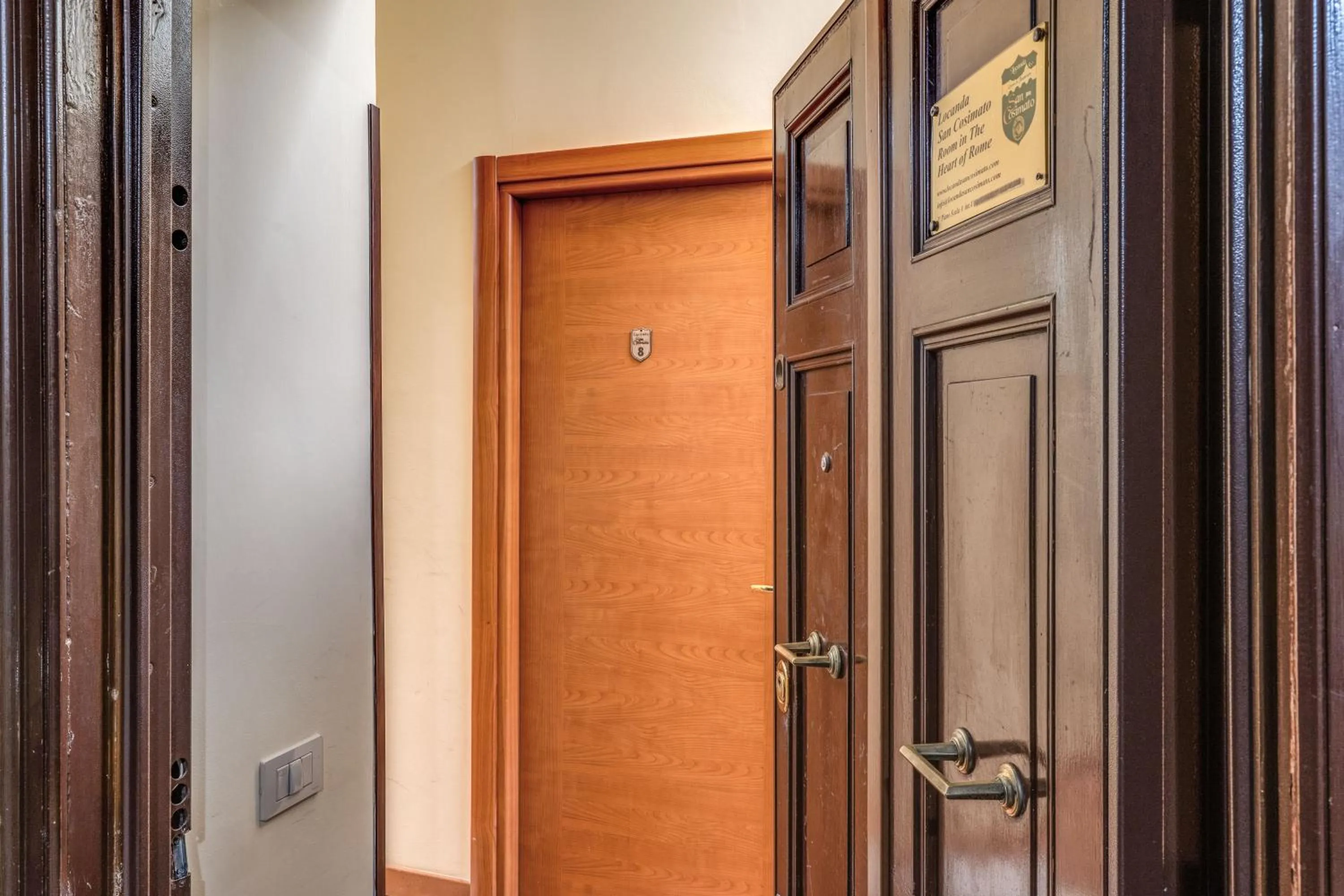 Facade/entrance in Locanda San Cosimato