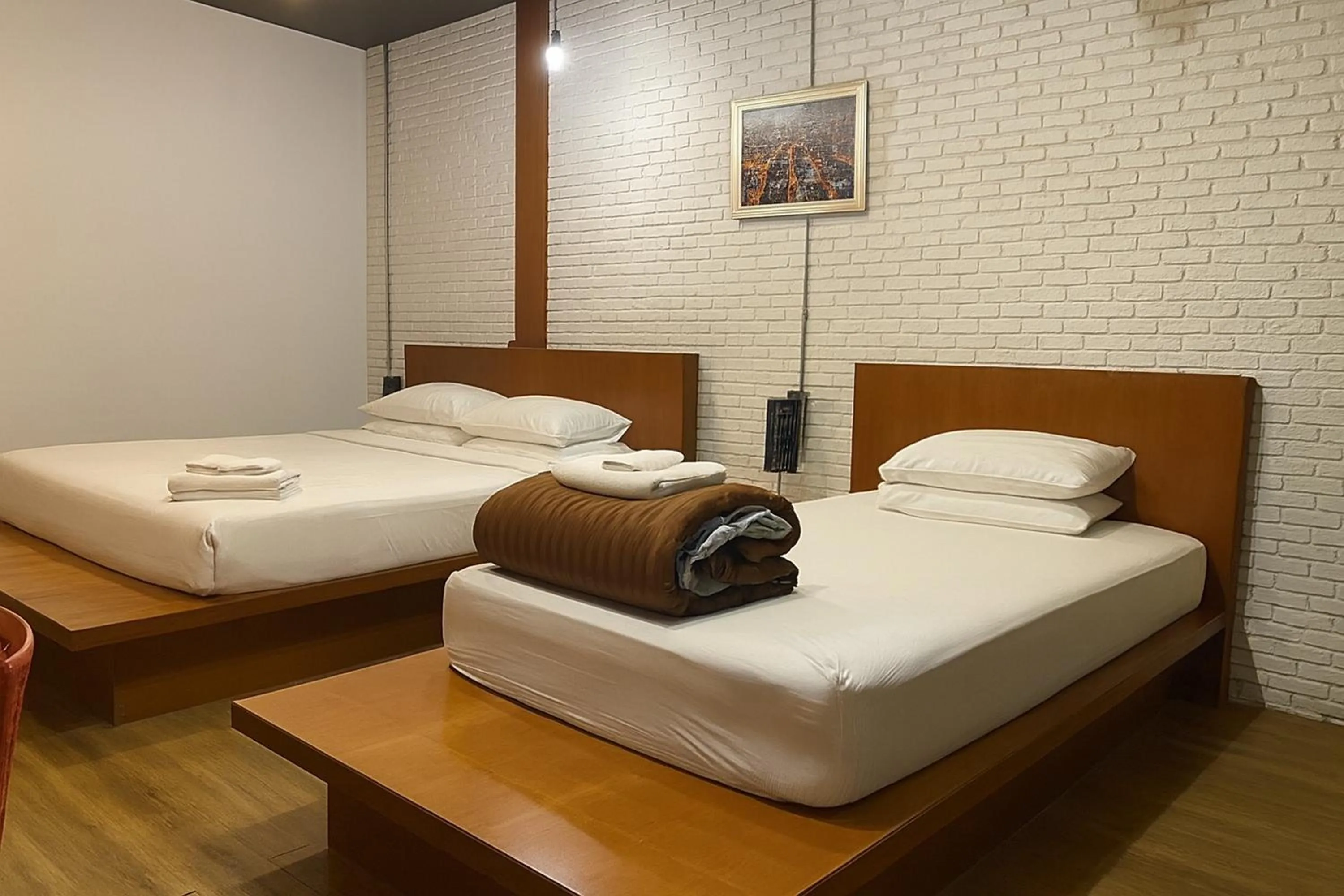 Bedroom, Bed in The Loft Room Nimman