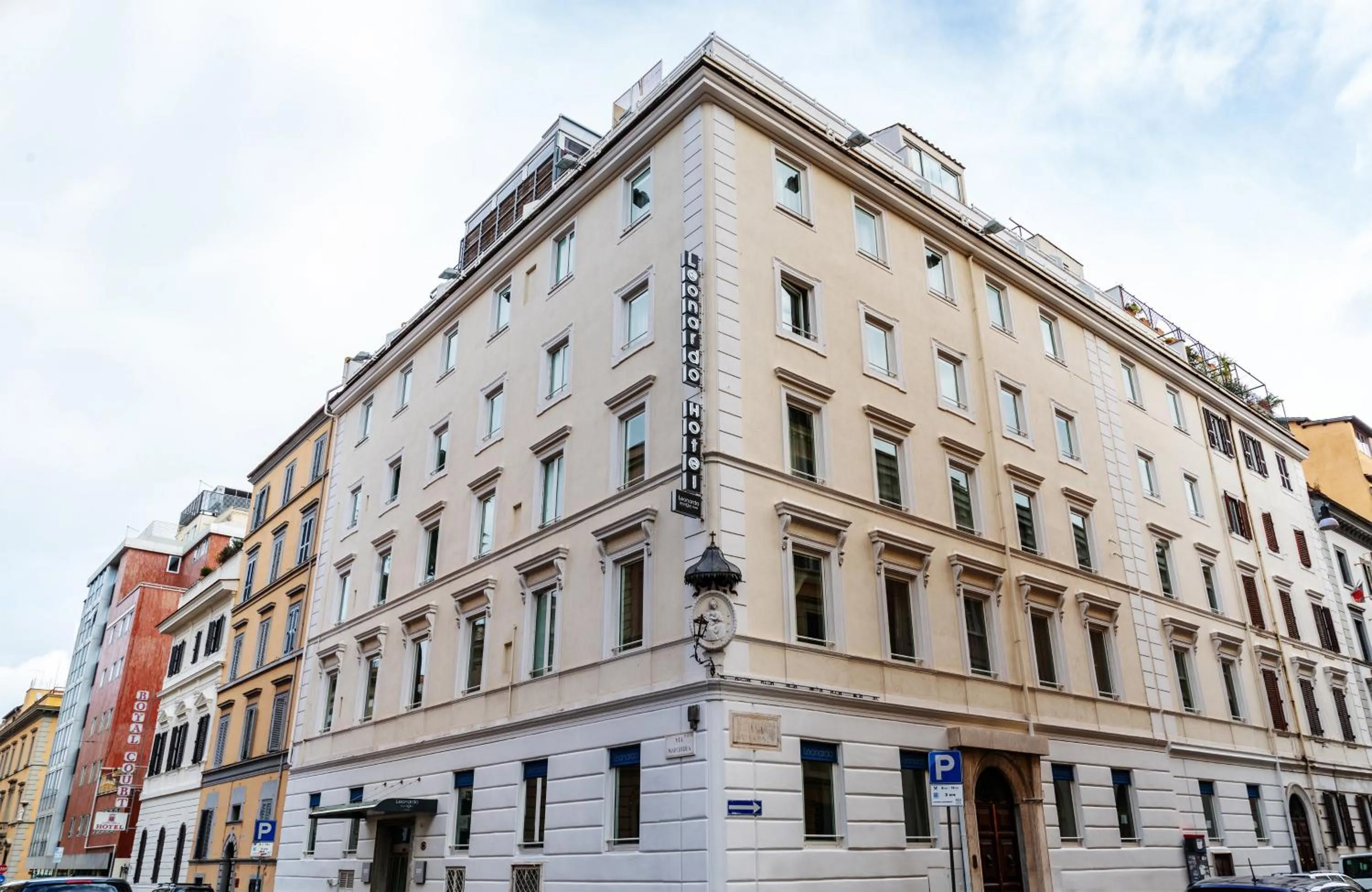 Property building in Leonardo Boutique Hotel Rome Termini