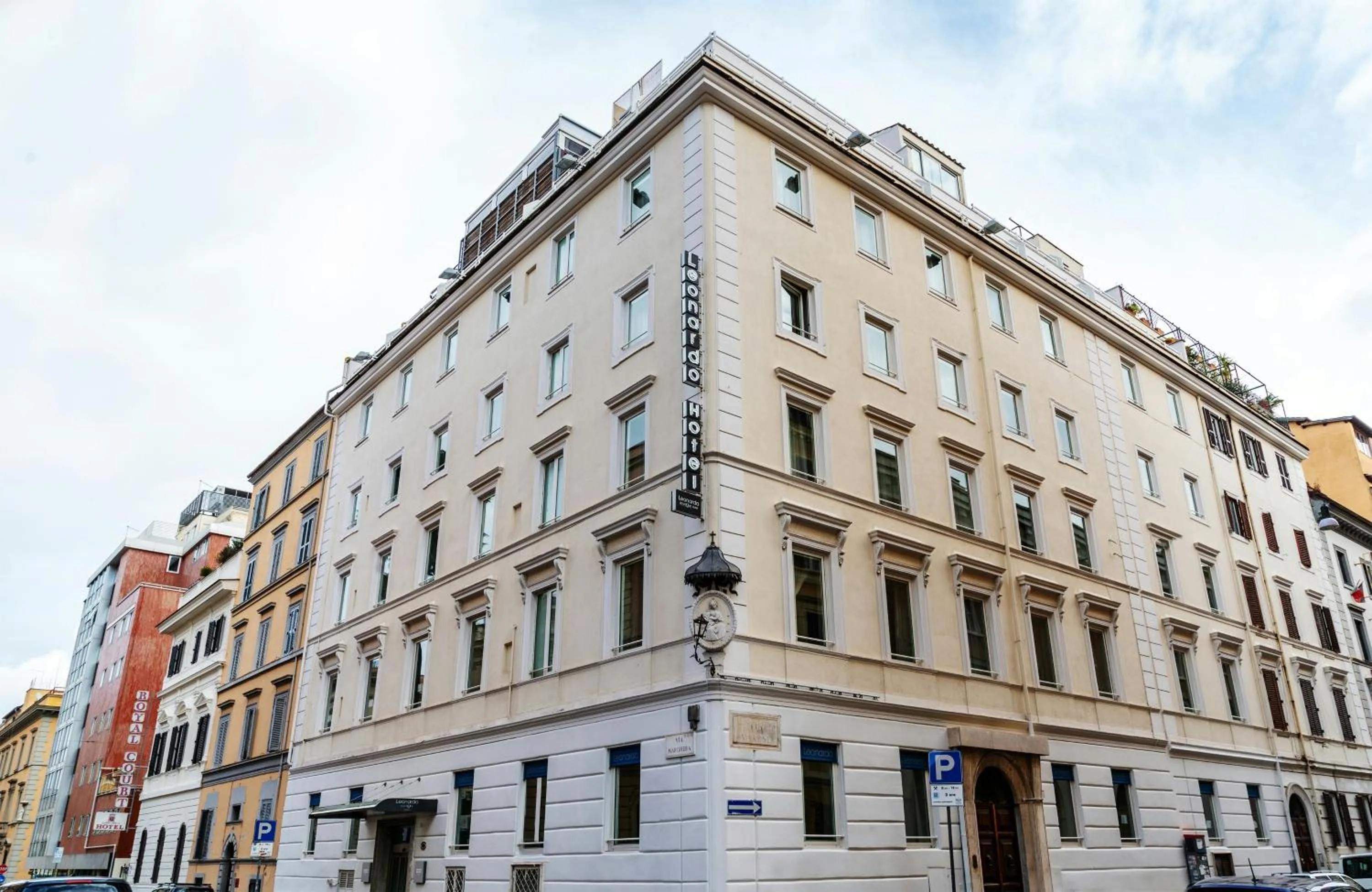 Property building in Leonardo Boutique Hotel Rome Termini