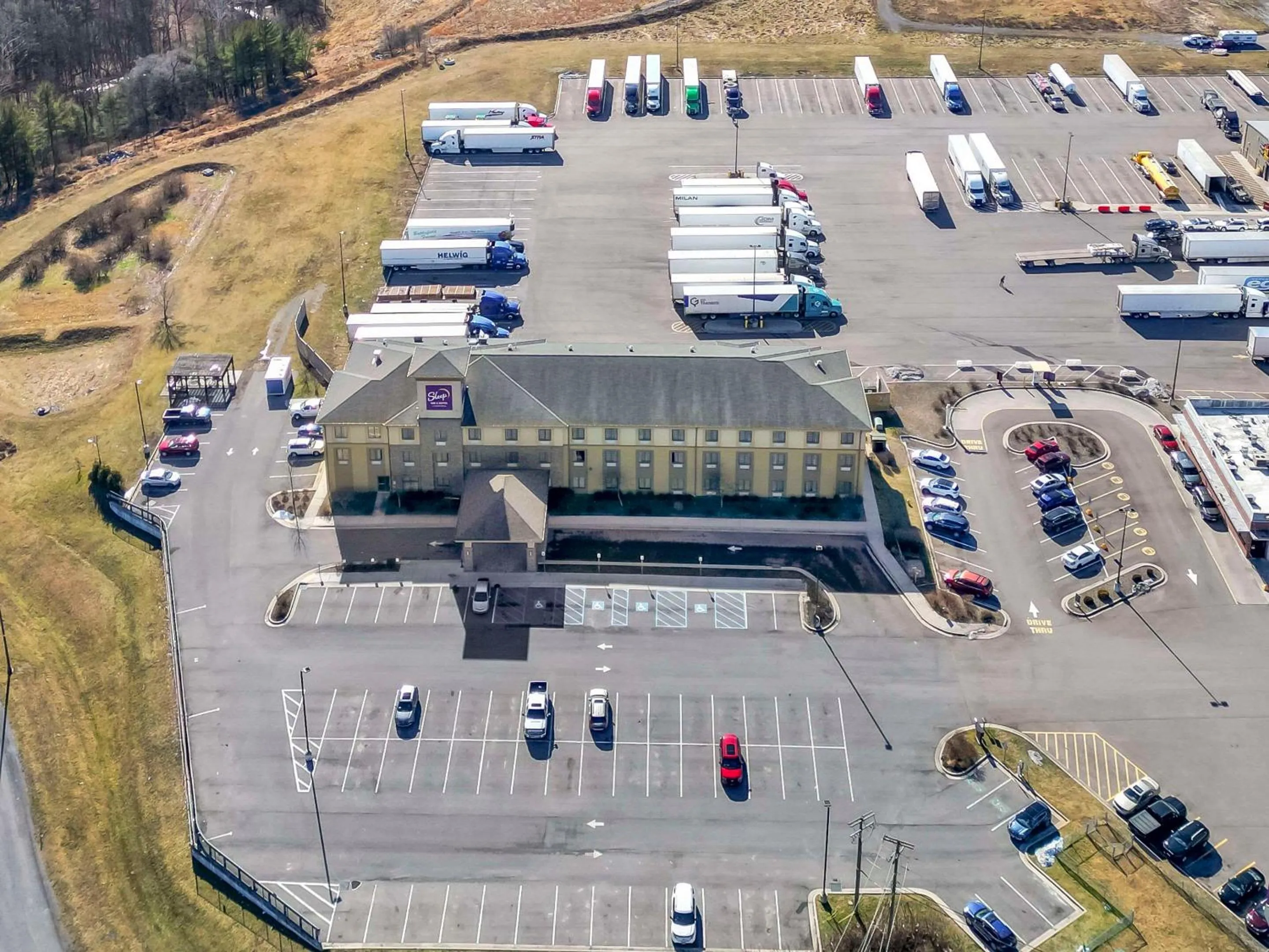 Property building in Sleep Inn & Suites Cumberland