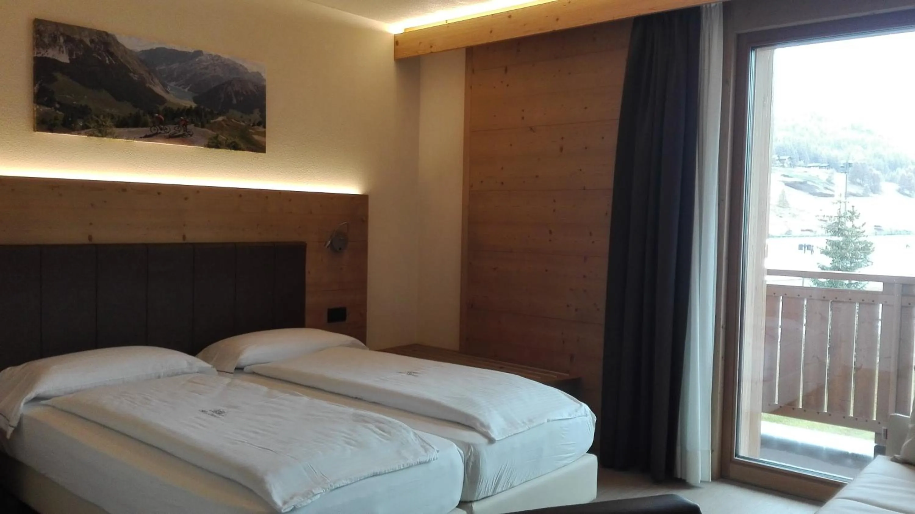 Bed in Hotel Silvestri