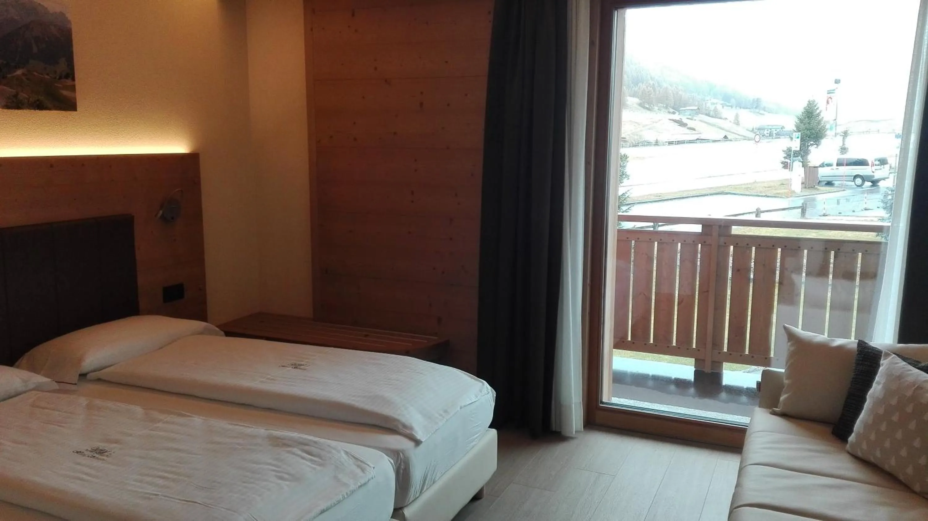 Bed in Hotel Silvestri