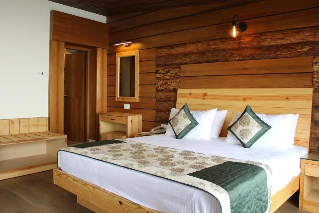 Bed in Jharipani Castle