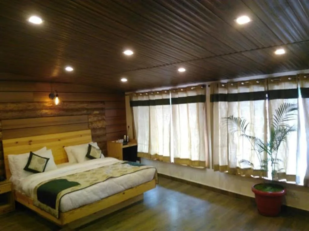 Bed in Jharipani Castle