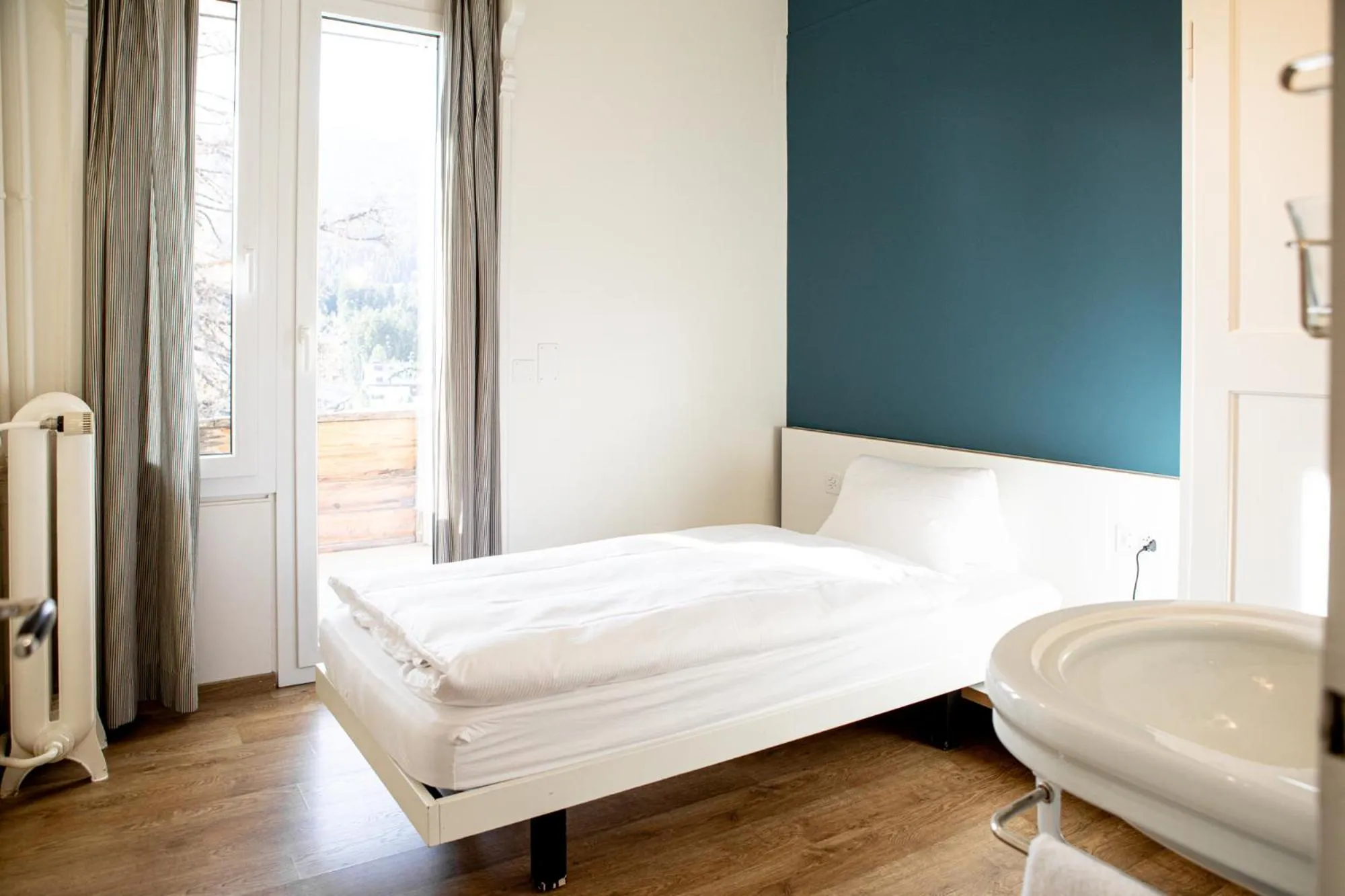 Balcony/Terrace, Bed in Kurhaus Lenzerheide