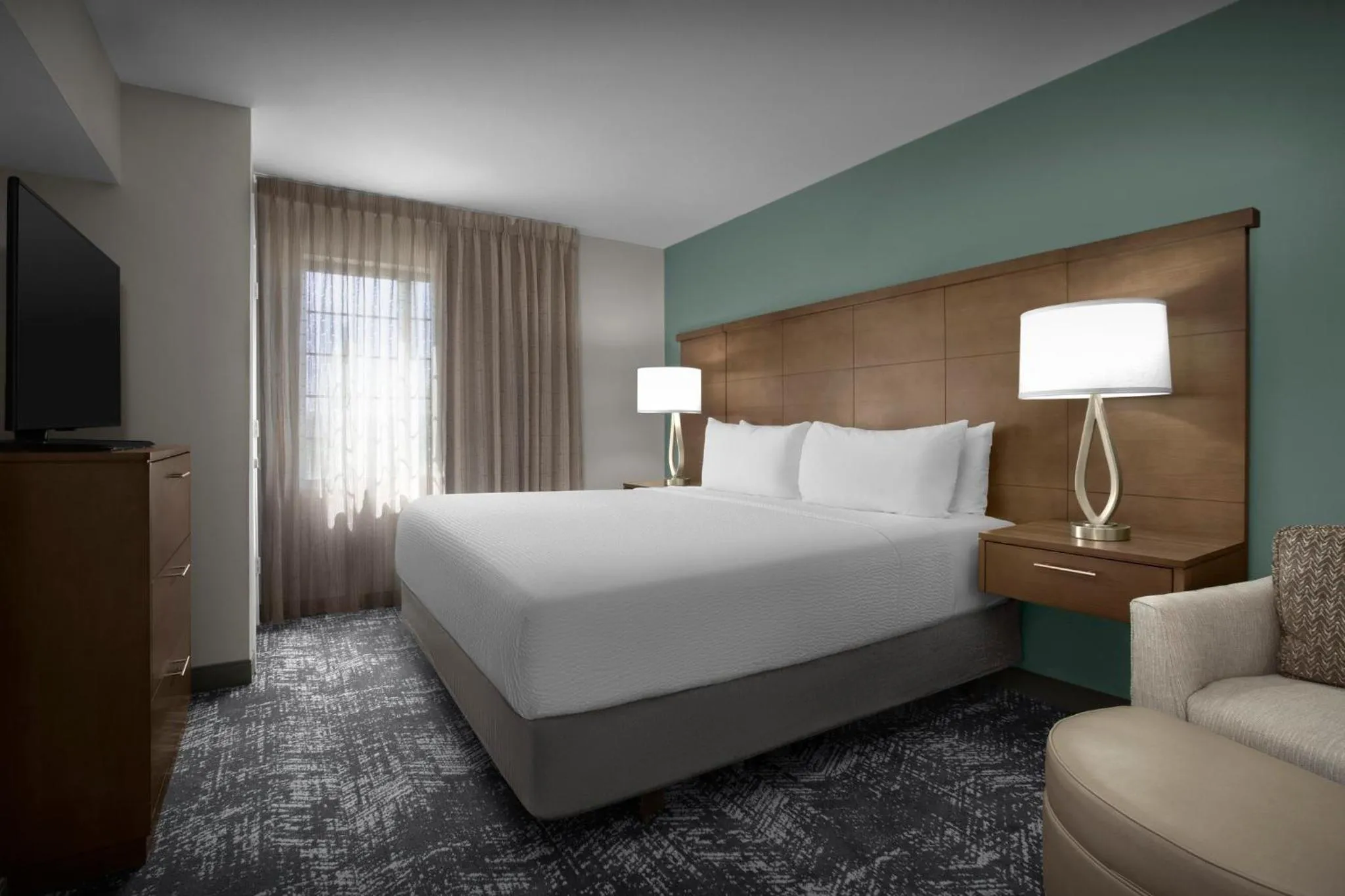 Photo of the whole room, Bed in Staybridge Suites West Fort Worth by IHG