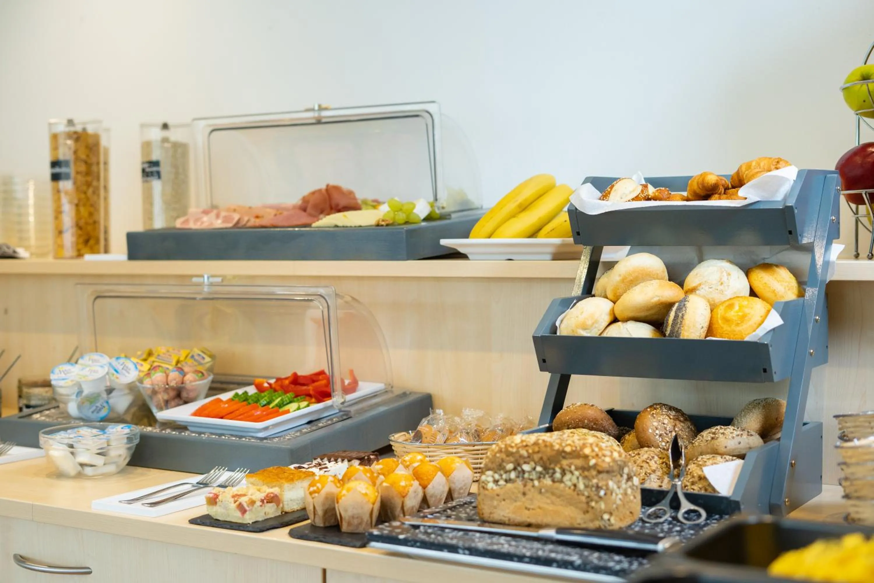 Buffet breakfast in Taste Smart Hotel Backnang