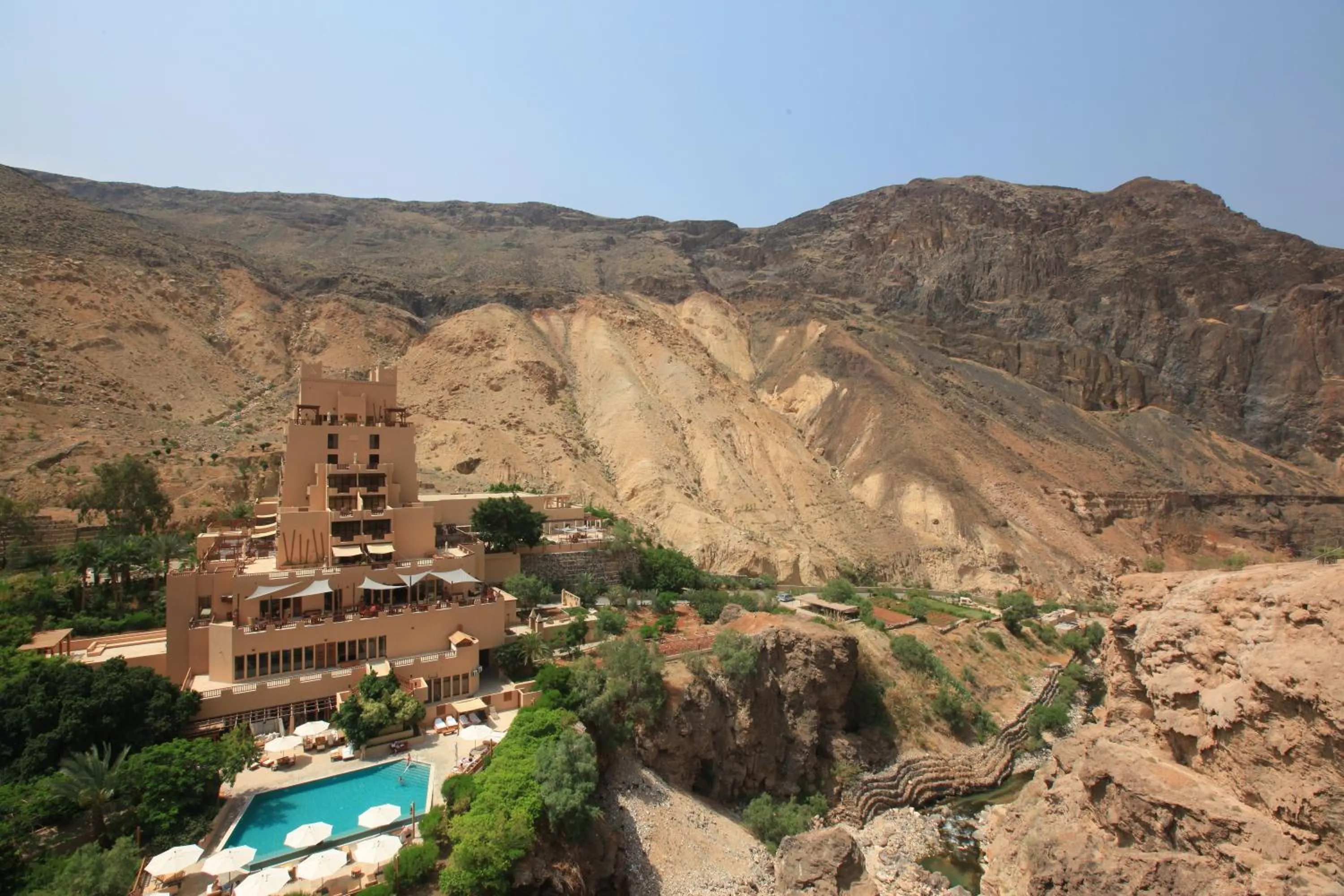 Facade/entrance in Ma'in Hot Springs