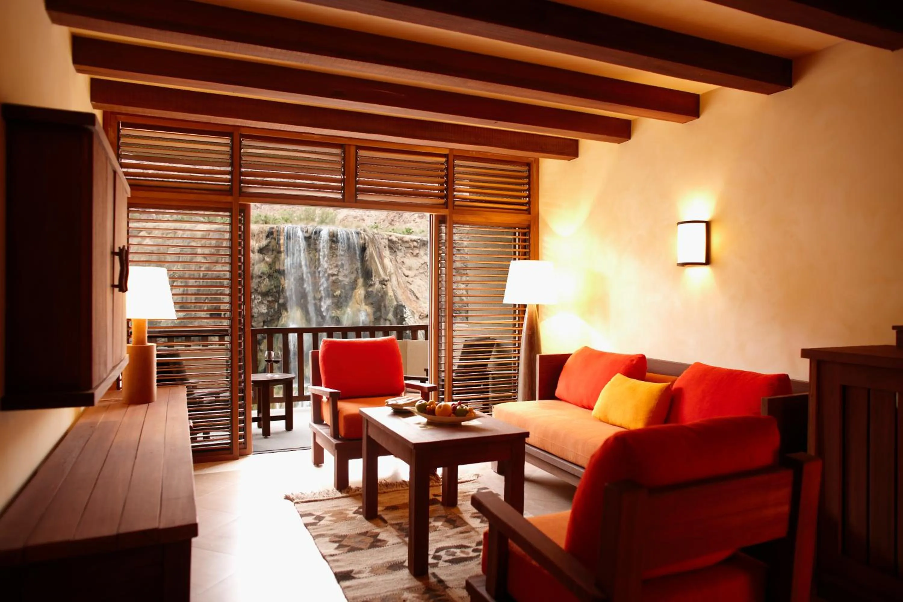 Natural landscape in Ma'in Hot Springs