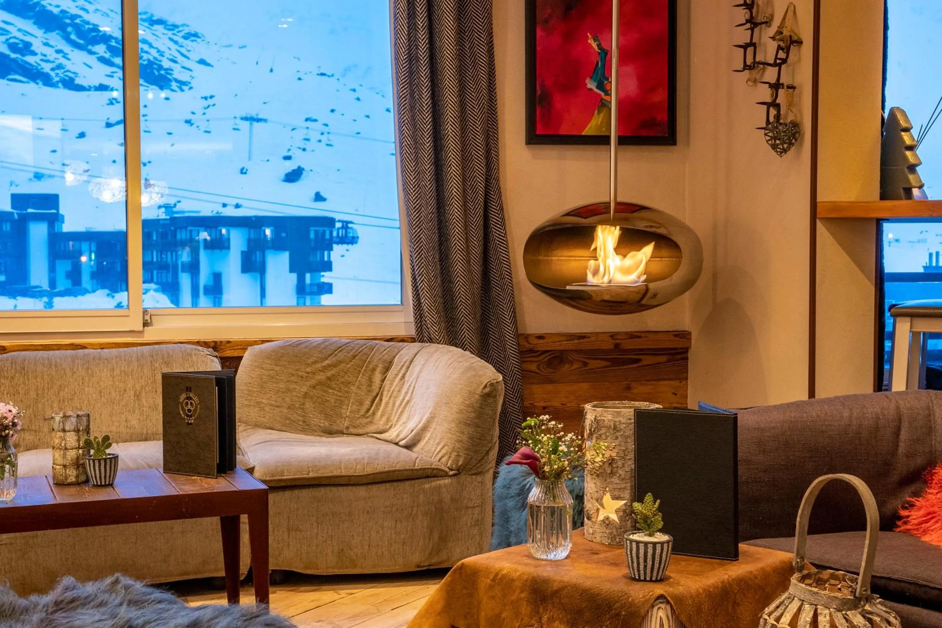 Lounge or bar in Hotel 3 Vallées Val Thorens